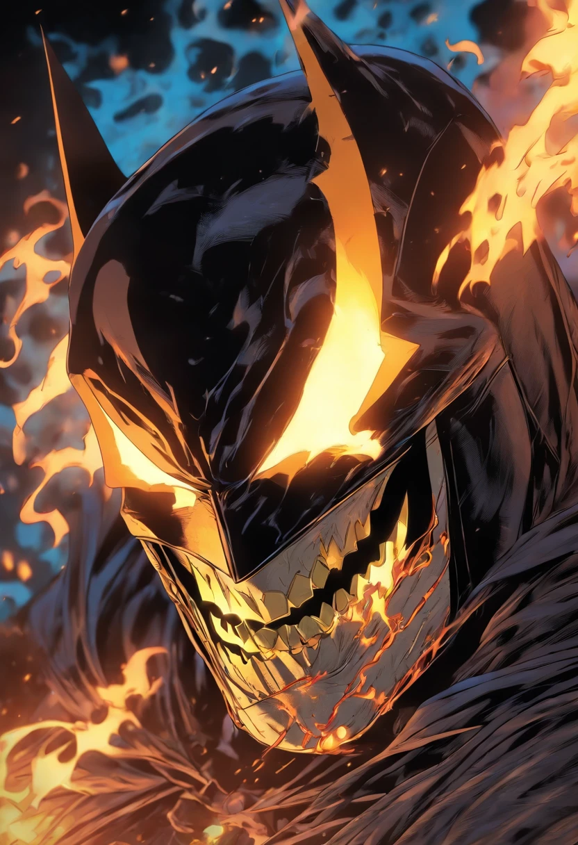 Batman as ghost rider