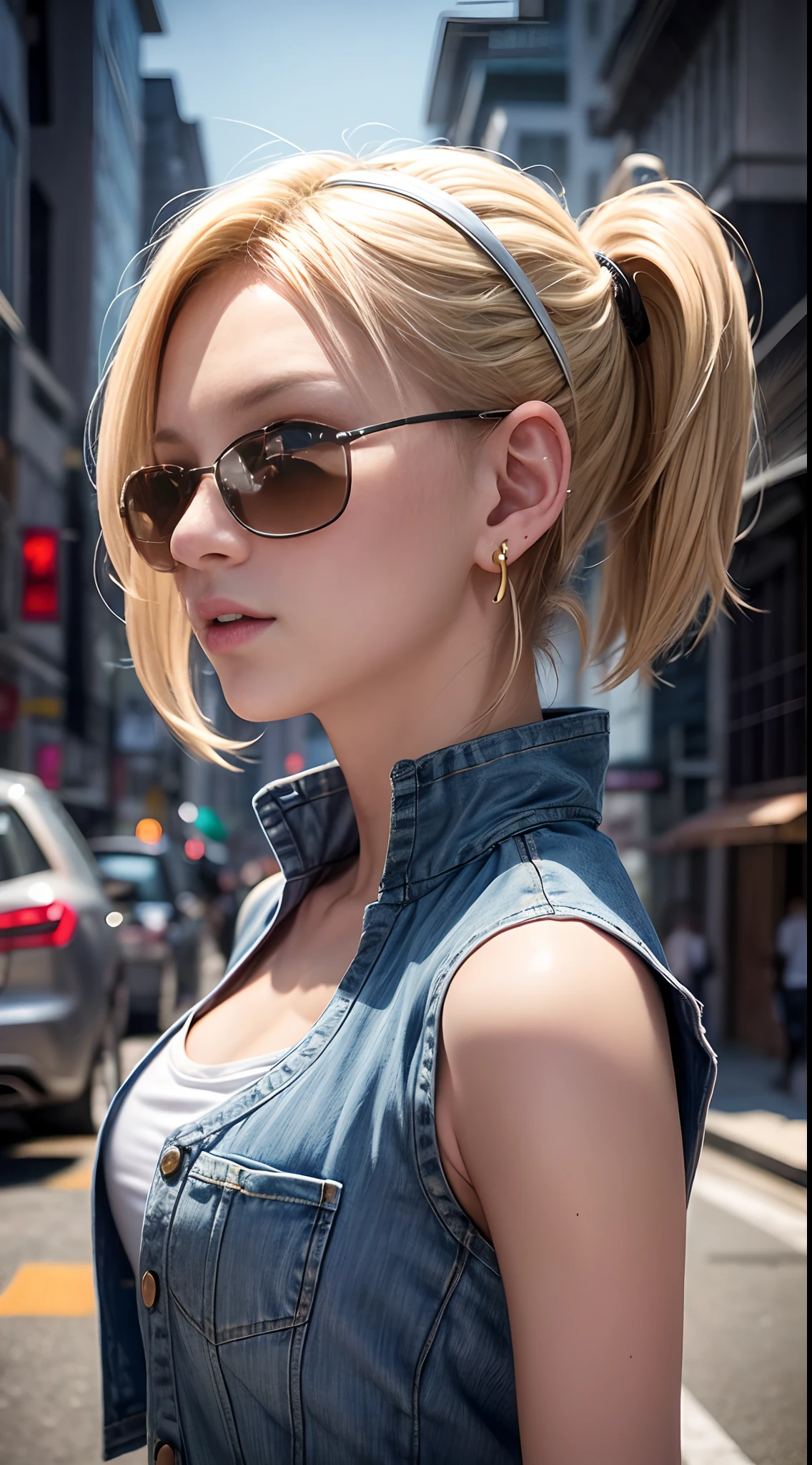 Android 18, sexy, extremamente realista