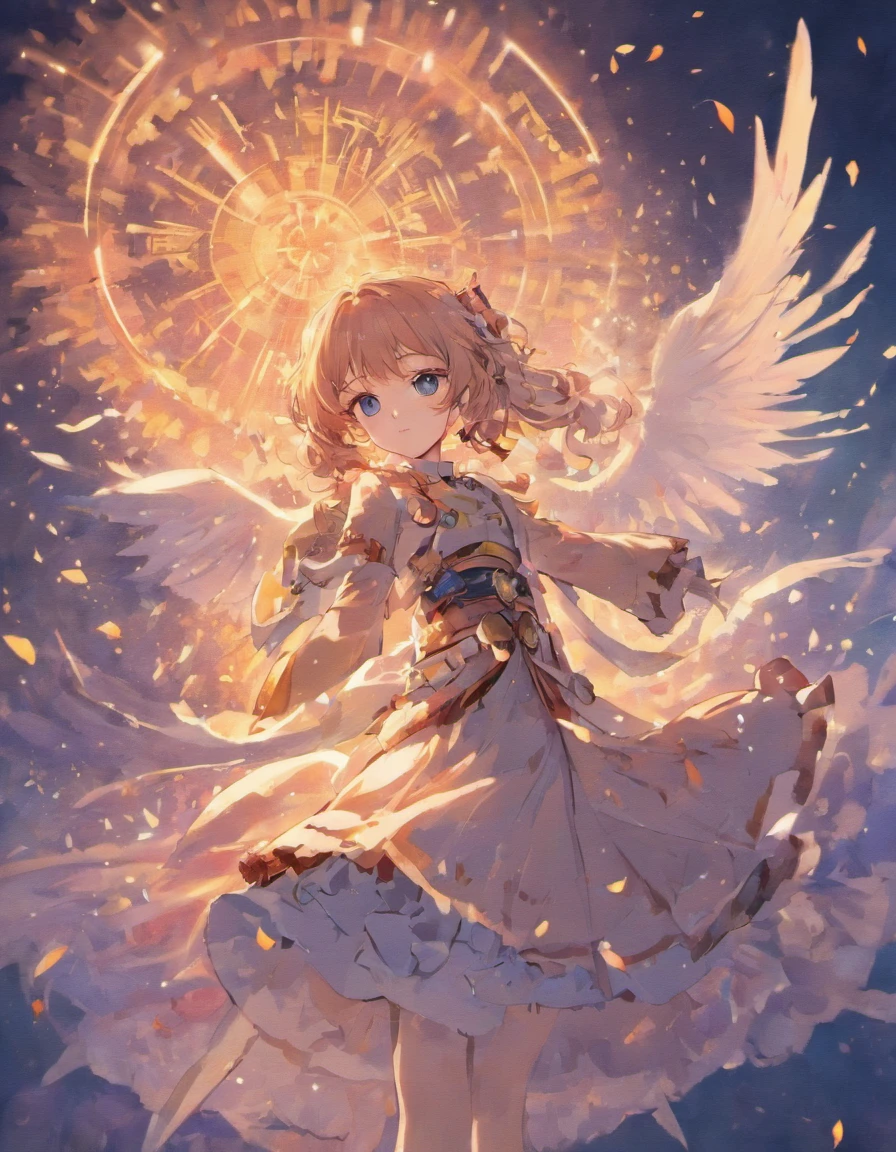 Costume planning theme: autumn and winter return to dust , personagem com asas de um anjo
