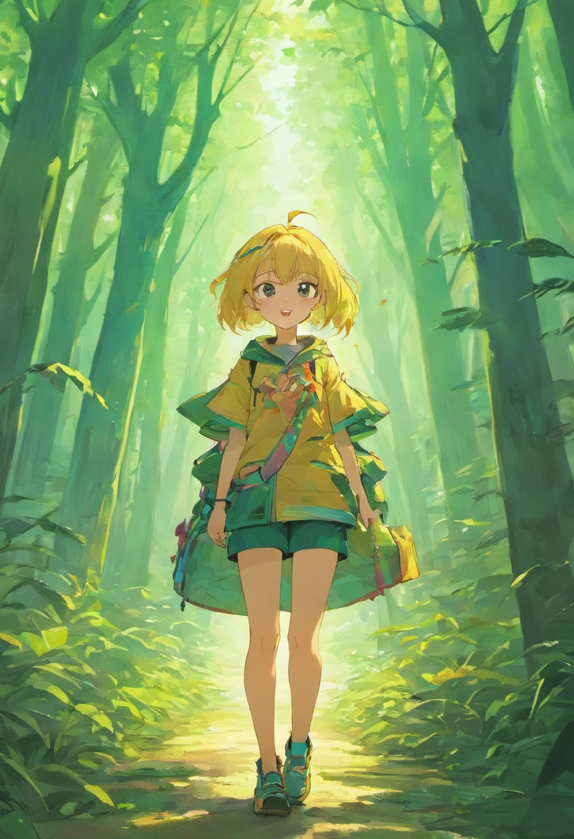 Mei and her friends travel through the dense forest,Climb steep mountains,They marched bravely,Look for the legendary magical dragon boat。thereupon,Mei and her friends embark on an adventurous journey,Walk through the forest,Over steep mountains,Look for that legendary dragon boat。