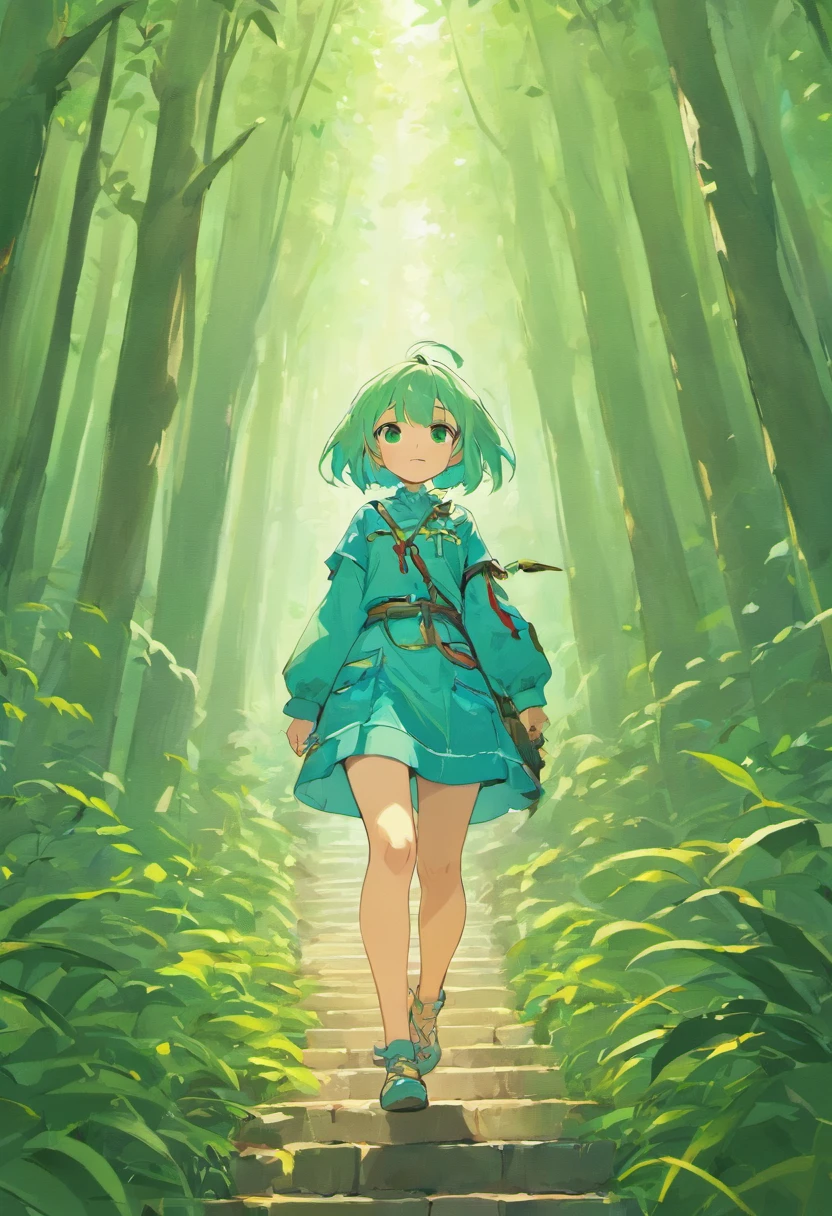 Mei and her friends travel through the dense forest,Climb steep mountains,They marched bravely,Look for the legendary magical dragon boat。thereupon,Mei and her friends embark on an adventurous journey,Walk through the forest,Over steep mountains,Look for that legendary dragon boat。