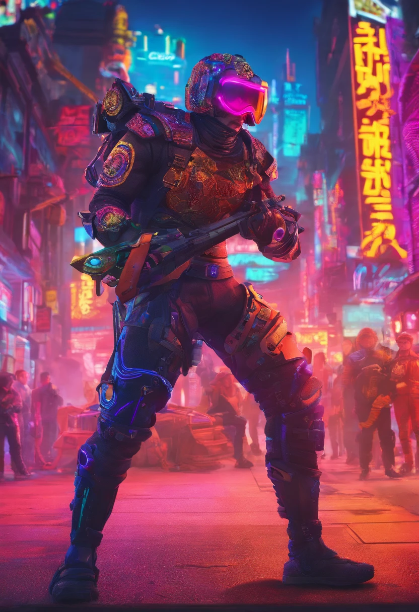 (Highly detailed: 1.2), (Canon EOS R6 of the highest quality: 1.2), (8K: 1.0), (emb-rrf-low: 1.0), (Lots of big black tattoos on the cybernetic head, open in the middle, showing the inside, Detailed Face, Polish Hussar, Strong Man on Jorse, Ultra-detailed eyes and high-tech sunglasses with holographic display 1.2), sharp-focus (Awarded Photography: 1.2), (Subsurface diffuser: 1.2), (Subsurface diffuser: 1.2). 1.1) (Beautiful ultra-detailed cyborg: 1.2), ( Hair hyper-detailing: 1.2), (A miraculous body: 1.2), (full - body: 1.2), (Dynamic Rack :1.2), neon glow, (detailed cybernetic eyes:1.1), a closeup of a (A hyper-realistic:1.2), RPG, Cyberpunk 2077 Style, dramatic lighting, (Highly detailed futuristic cityscape:1.2), (Sci-Fi: 1.2). 1.2), professional portrait photograph, WLOP Greg Rutkowski Jeffrey Simpson Alphonse Mucha