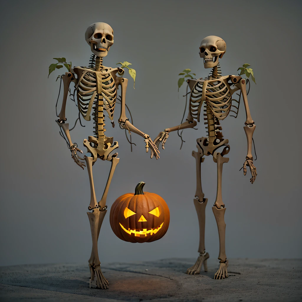Halloween pumpkin material model（best qualtiy，8K pumpkin skeleton,Masterpiece）When the skeleton pumpkin appears，Bats only hear, unseen，The pumpkin skeleton explodes，That whistle echoed for a long time，It's like a prelude to impending death，The image of pumpkins and pumpkins is deeply ingrained in antecedents，Skeleton pumpkin crushed，Become everyone's nightmare pumpkin， Wait until the pumpkin appears，Wear pumpkin skull skin，Add a pumpkin stick covered with a wire skeleton，Full of oppression，The pumpkin people also carefully disguise their kindness，Skeleton pumpkin people will be a weakness for survival because of their kindness，Hiding goodness is the way to survive in troubled times，Pumpkin zombies are not scary，Human pumpkins are terrible，The pumpkin skeleton succeeded，Both are to protect the pumpkin itself，It is also to protect yerba mate pumpkin，Pumpkin good and pumpkin evil，Two sides of the seemingly opposite，But in Negan, There are two pumpkins on the same body， Face the enemy，The pumpkin skeleton is cruel，Pumpkin people are not soft，Skeleton pumpkin faces someone who wants to protect，Southern skeleton melons are also gentle and loving。the bats（Soldier pumpkin head）Tattooed with，Smoke billowed out，thin fog，Skeleton pumpkin