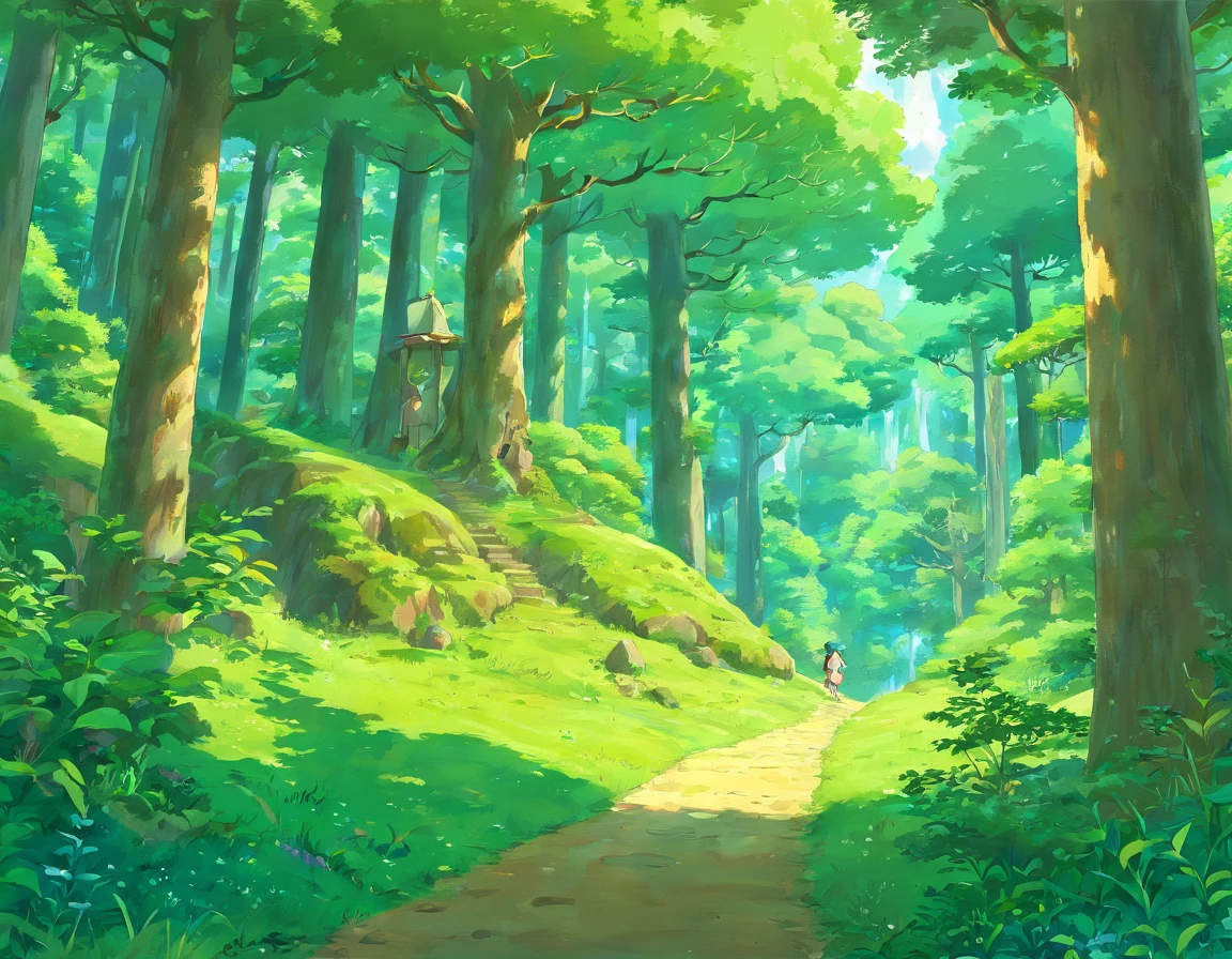 Forest landscape map