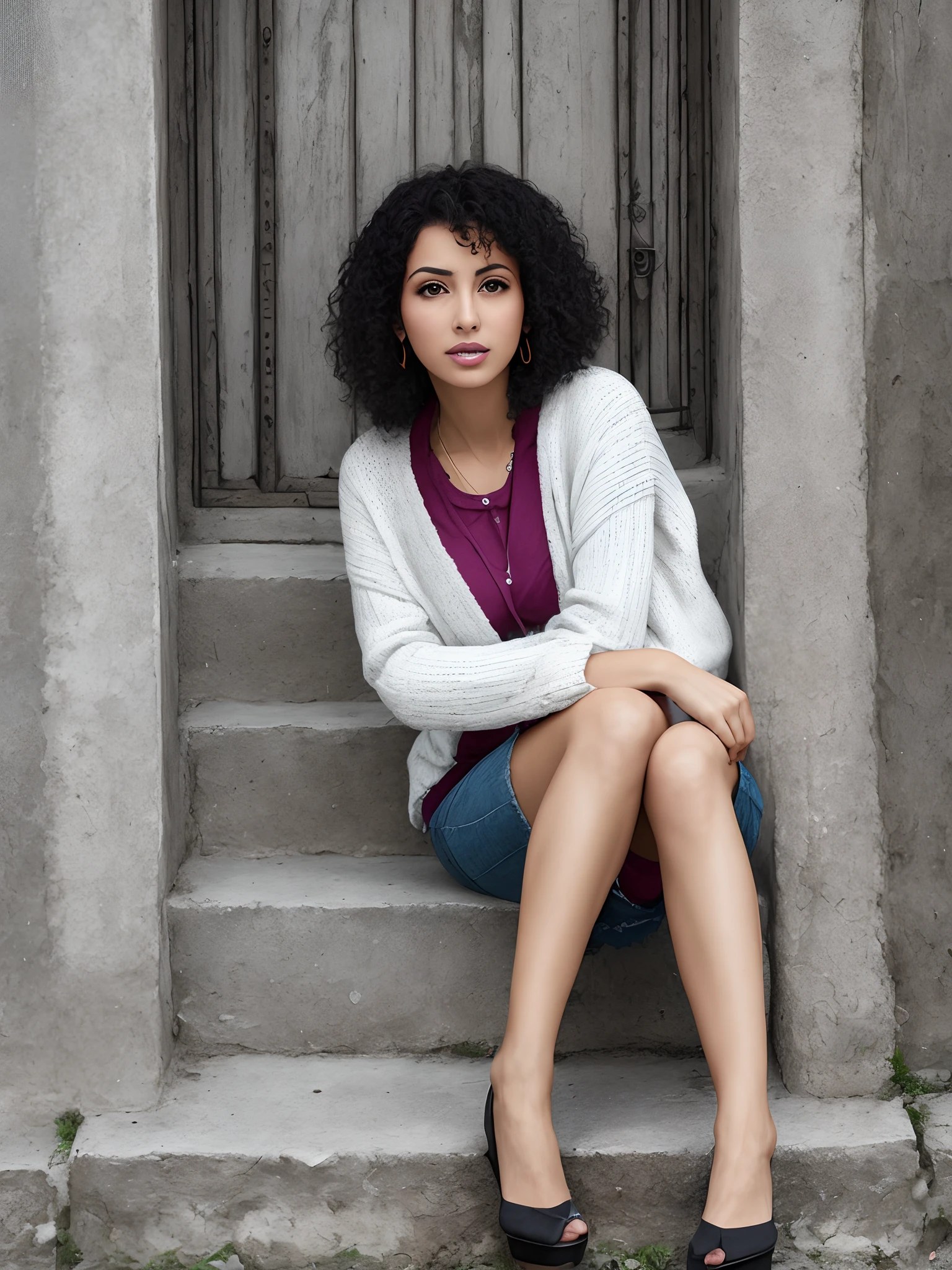 Mujer de color masturbandose