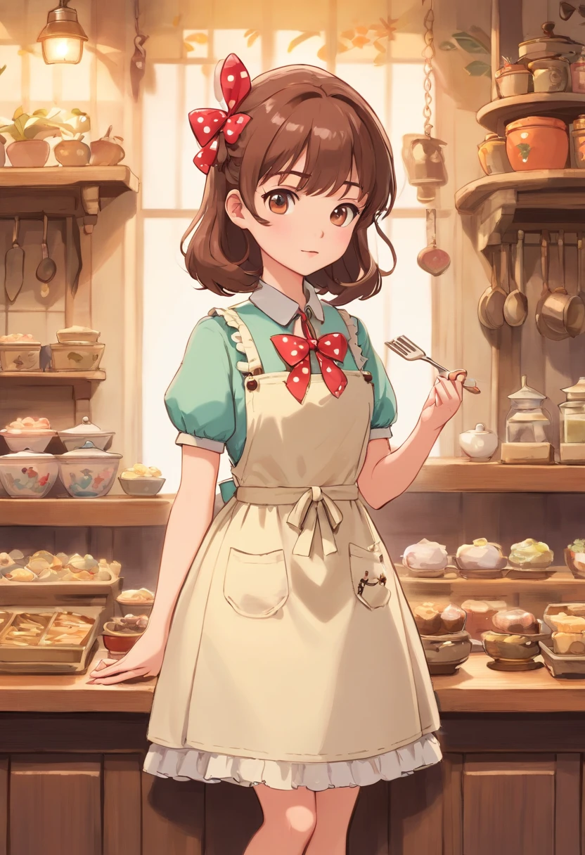 Cute little girl s　top-quality　​masterpiece　Normal five fingers　Glossy hair Maid café clerk