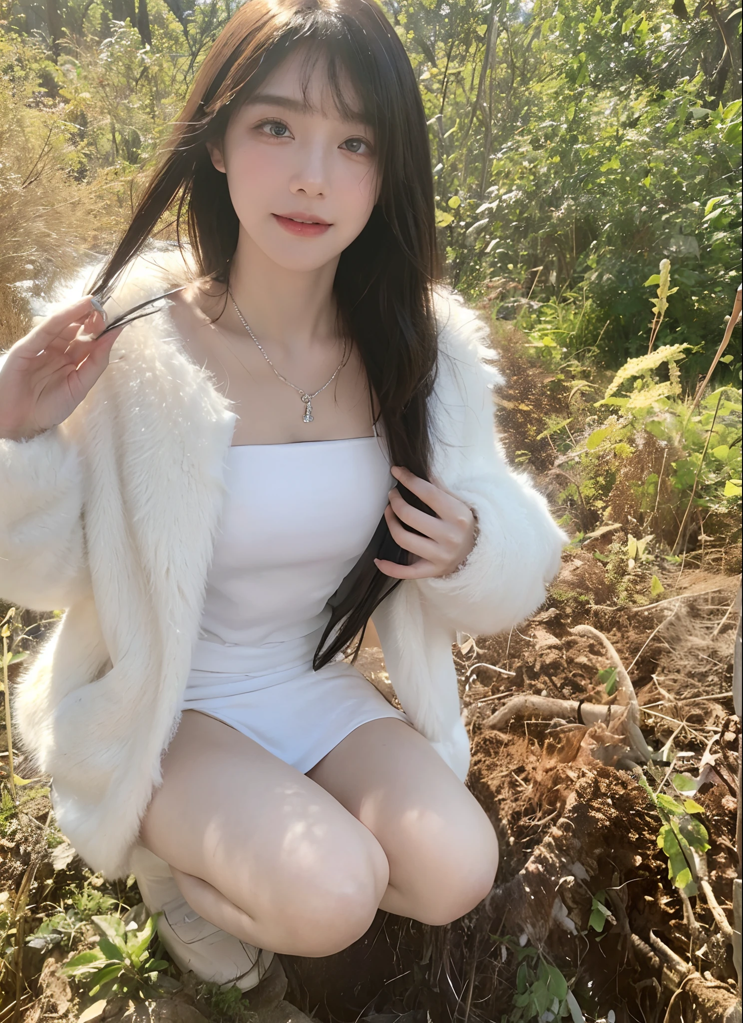 Top quality, Masterpiece, 超高分辨率, (Realistic, : 1.4), Original photo, (True skin texture: 1.3), (filmgrain: 1.3), in a panoramic view, Portrait, Very wide lens, Narrow waist, cowboy lens, (bangs, Inconspicuous, Cold light,) Night, Close-up, Tears, Short hair, neck long, ears sticking out, bangs, Big eyes, Brightly Colored Eyes, In the house, Dust, Tindall effect, (Facial expression), Sitting, (hitting a wall), Crying, Frowning, (Looking down), Nervousness, Tears, smiling happily
one girl, eyes and face with beautiful details, White jabot, pink dark V, Brown eyes,