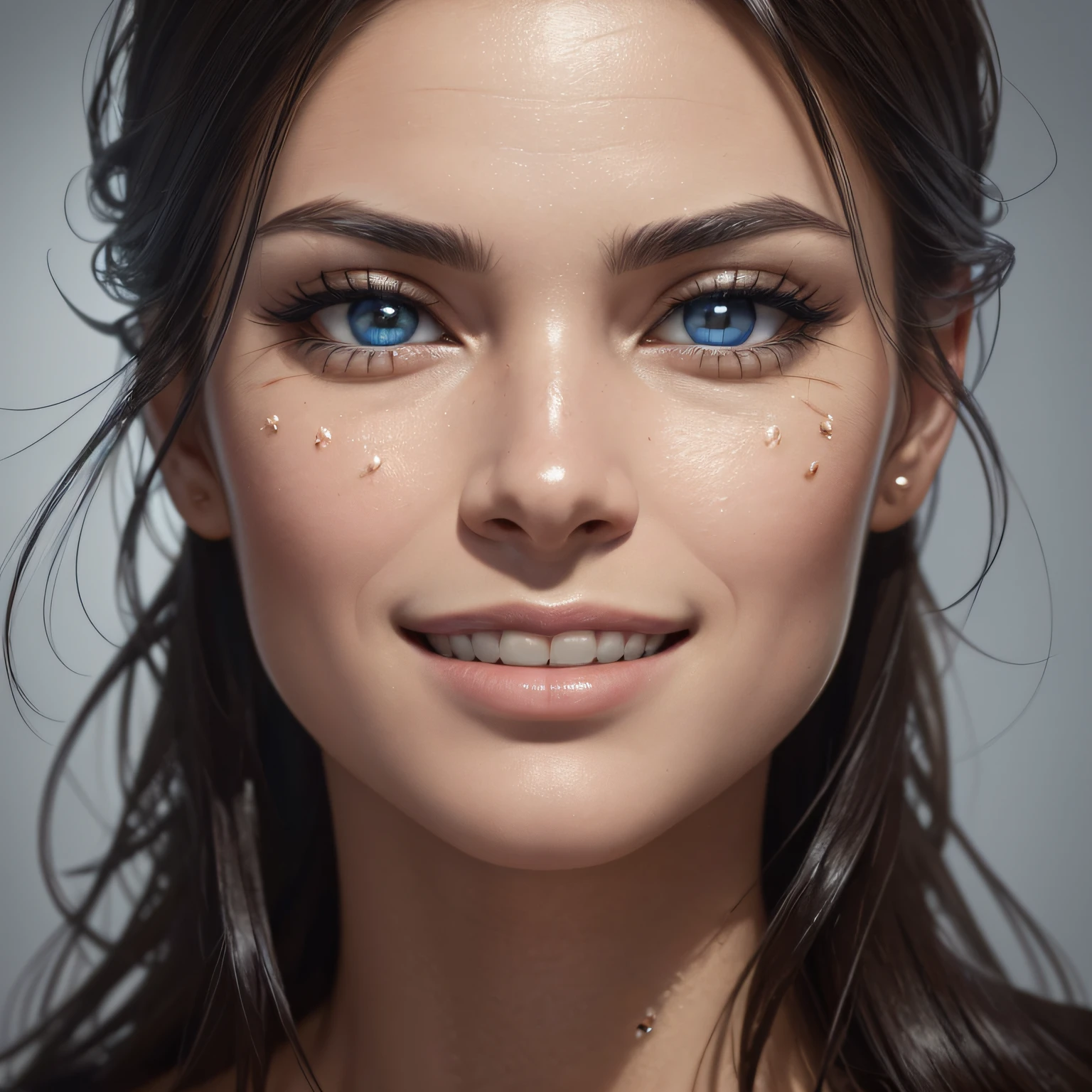 image of a man, with a big smile, super happy, ((masterpiece)), ((best quality))), ((ultra-detailed)), UHD, 8k, ((very high resolution))), ((illustration)), ((realistic)), (Reflections), sharp focus, front lighting, intense shadows, ((gorgeous, extremely detailed eyes)), ((Extremely detailed and realistic skin)), ((extremely detailed eye model ) detailed and realistic)), ((very cheerful arrogant look)), (Cinematic), (Hyper-realism, Style), ((ultra-detailed beautiful correct face)), (((full growth))), (( clean face)), ((sharp skin, crisp, super-detailed))