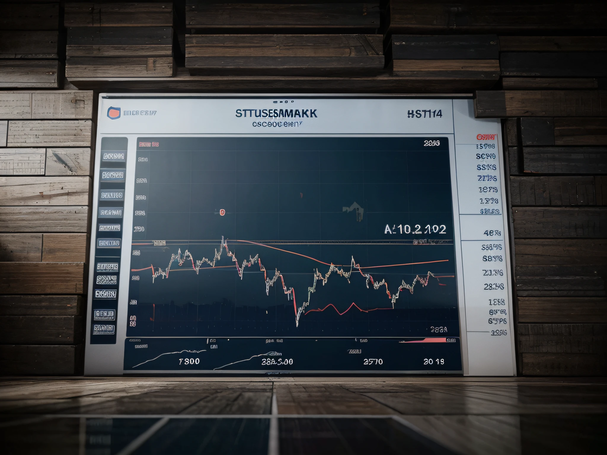 stock market chart steady upward trajectory of business growth unfolds before our eyes, resilience and prosperity of various industries, inspiring confidence in potential for economic success