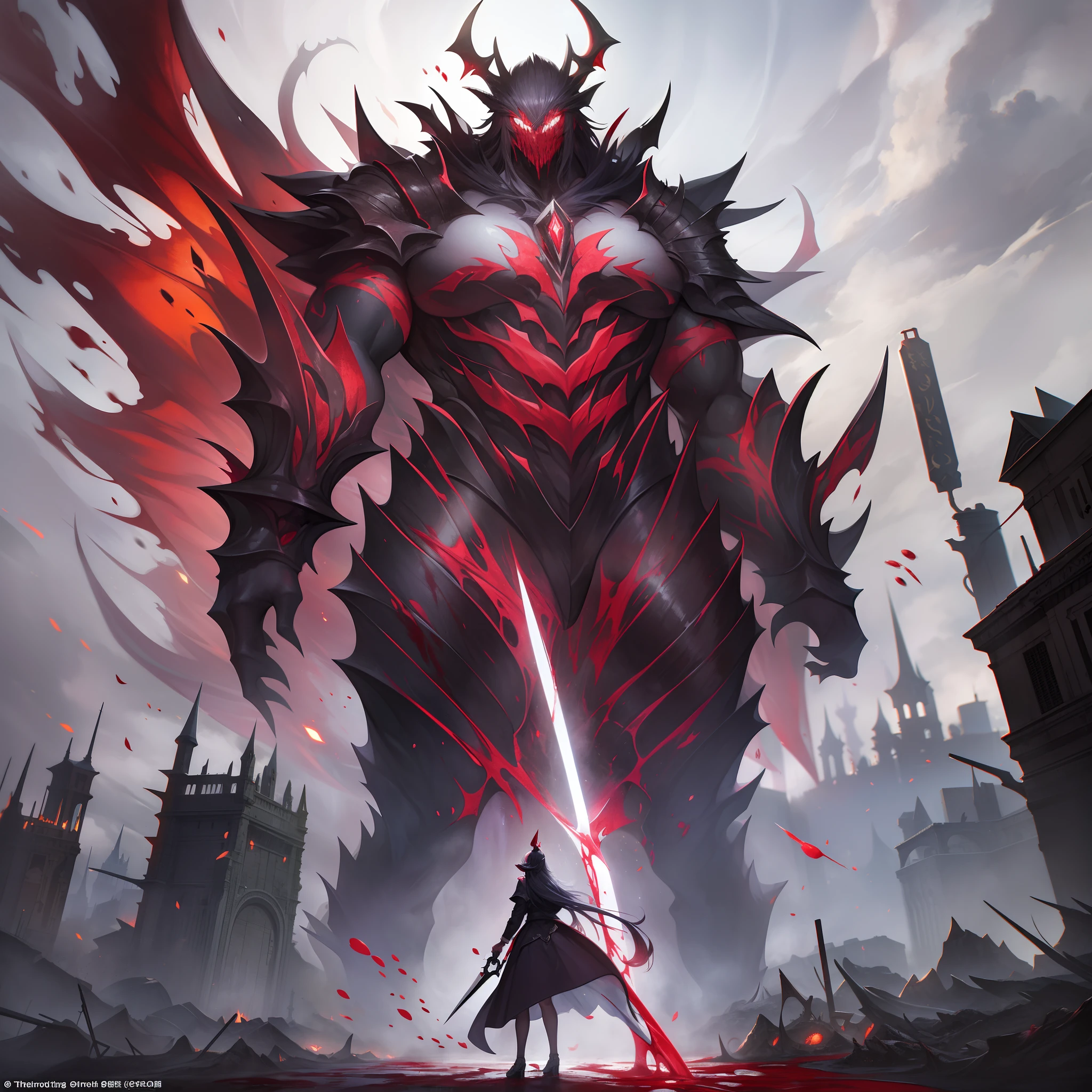 Outrageous resolution、masterpiece++、top-quality++、ultra-definition++、ultra-definition++、4k++、8k++、from side、(Background Focus)++、((1)))+++、Giant scissors destroying the city, a blood-soaked giant scissors monster in the world is a person々Cast a spell to execute、In the world of giant scissors, a blood-soaked giant scissors monster is a person々Runes to execute、In the world of giant scissors, a blood-soaked giant scissors monster is a person々The magic of executing、In the world of giant scissors flying above, a monster of blood-soaked giant scissors is a person々The Demon King Executes、In the world of giant scissors, a blood-soaked giant scissors monster is a person々The dragon that executes、In the world of giant scissors, a blood-soaked giant scissors monster is a person々Genie to execute、detailed fantasy art、fantasy art style、Blake Beautiful Ancient Giant Scissors World Blood-Soaked Giant Scissors Monster People々The Devil Who Executes、In the world of giant scissors, a blood-soaked giant scissors monster is a person々A monster with huge breasts that executes、Fantasy Art Behans、In a beautiful giant scissors world, a blood-soaked giant scissors monster is a person々The Devil Executes、In a beautiful giant scissors world, a blood-soaked giant scissors monster is a person々The Grim Reaper to Execute、Shiny floating giant scissorsIn the world, a blood-soaked giant scissors monster is a person々Fragments to be executed、In the world of giant scissors, a blood-soaked giant scissors monster is a person々The magic circle that executes the、In the dazzling world of giant scissors, a blood-soaked giant scissors monster is a person々Sparks to execute、In the world of giant scissors, a blood-soaked giant scissors monster is a person々Chains to Execute、In the world of giant scissors, a blood-soaked giant scissors monster is a person々Hair that blows in the wind to execute、Blake Isekai Beautiful、In the world of giant scissors, a blood-soaked giant scissors monster is a person々Execute、Detailed cloth