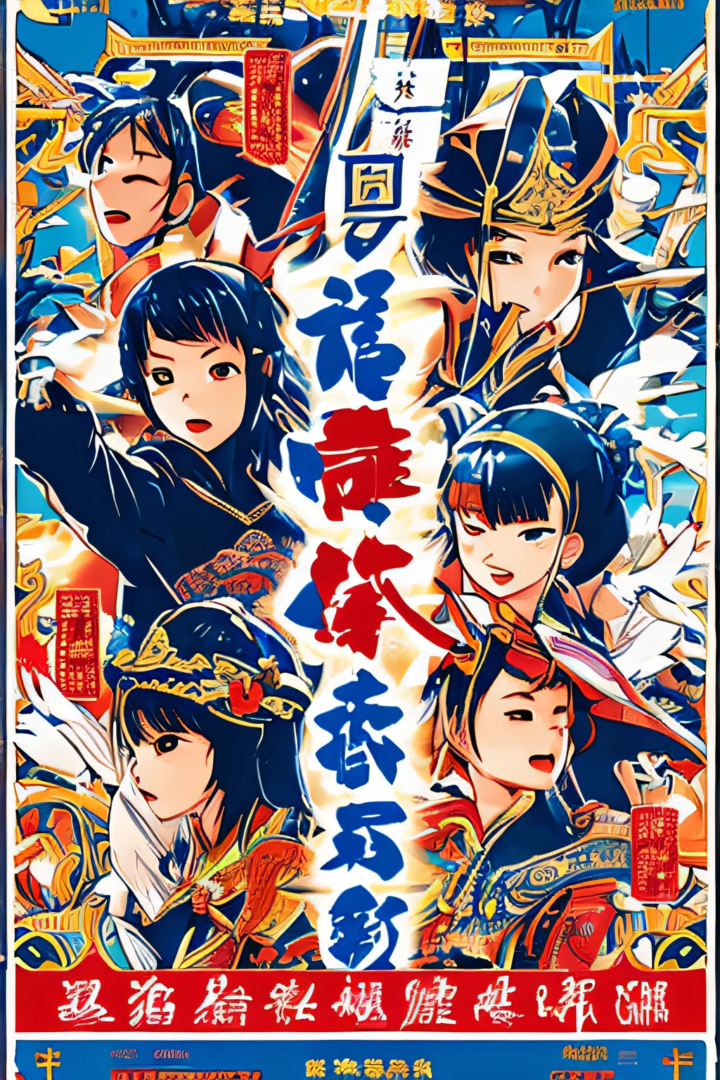 Make a poster,The title is Suzhou Ya Fan