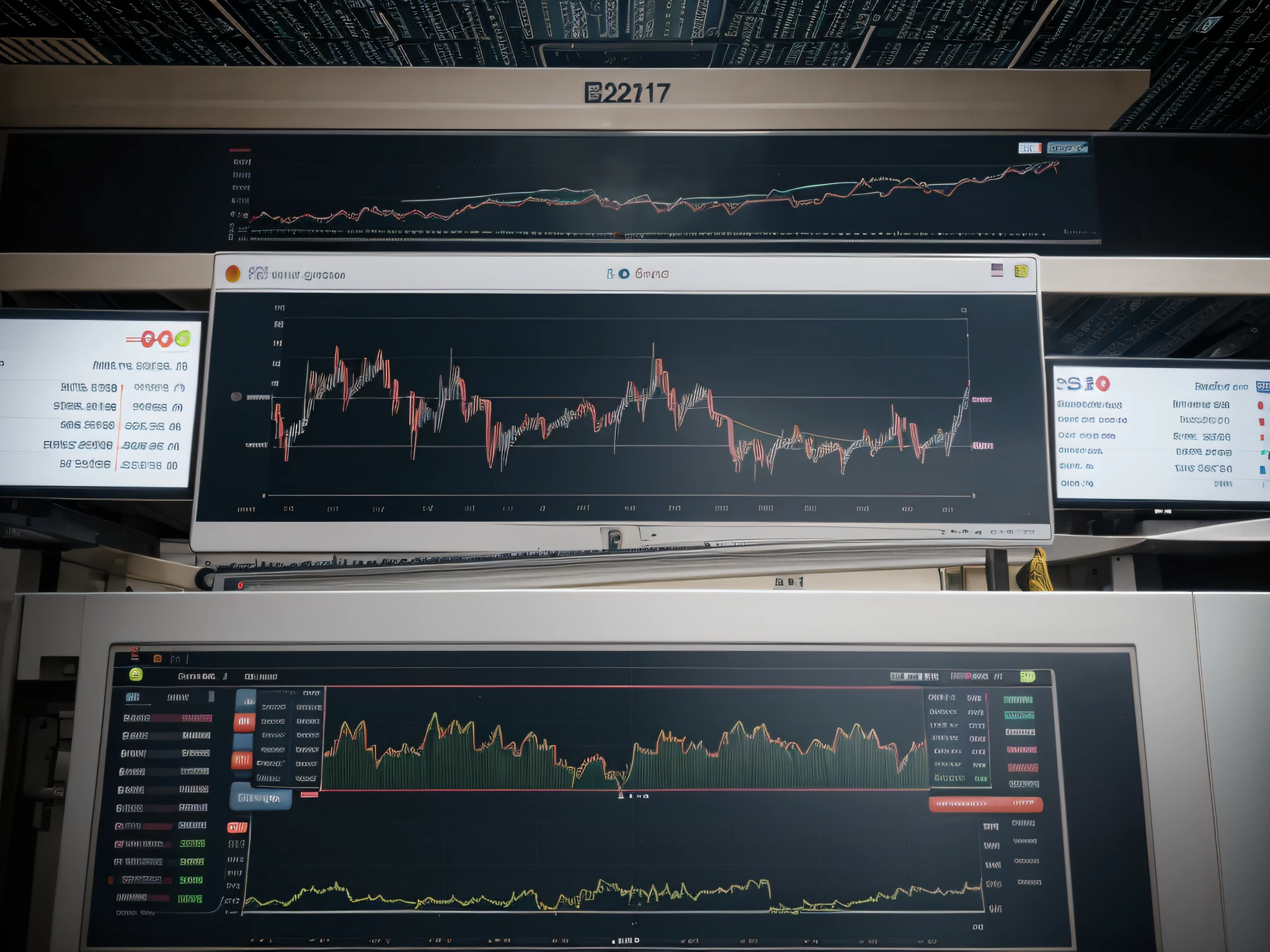 stock market chart steady upward trajectory of business growth unfolds before our eyes, resilience and prosperity of various industries, inspiring confidence in potential for economic success