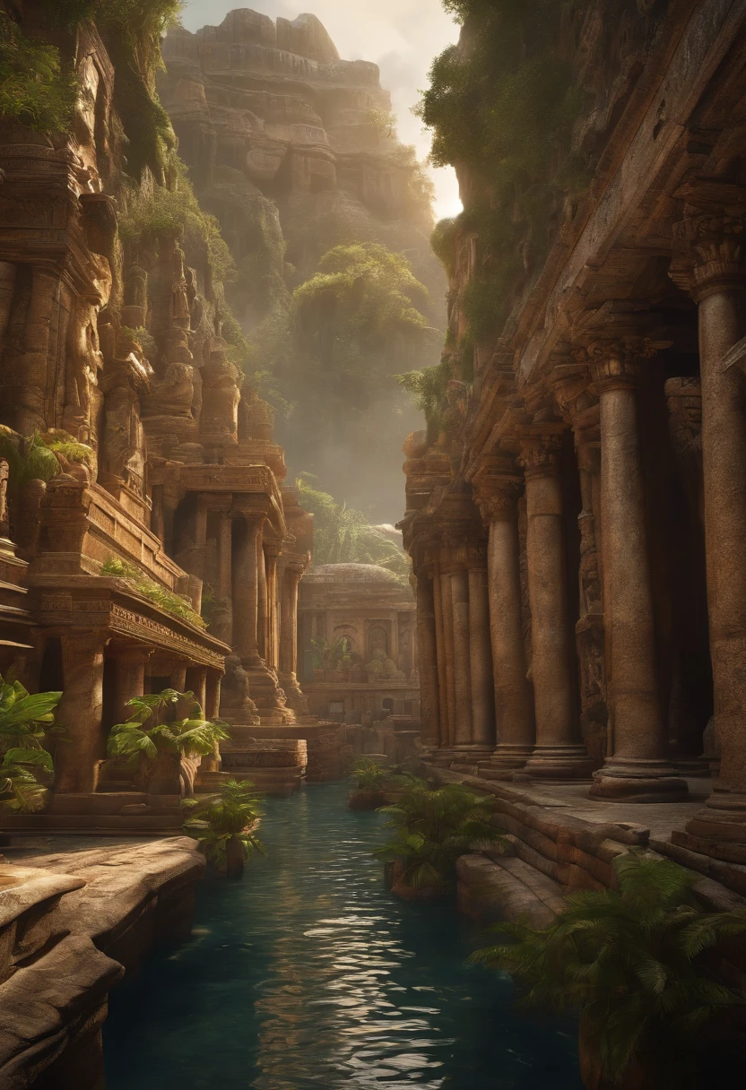 (Ultra realsisim images, intricate, Epic Movie Scene), (Mind Destroyers: Find the Legendary Lost City, Full Body Esbian) (In a busy port), (intricate, Lots of little details, Amazing lighting, Breathtaking environments), (colorfully, Ultra realsisim images, High Quality, high-detail, crisp focus, 8K UHD, Ultra-realistic realism)