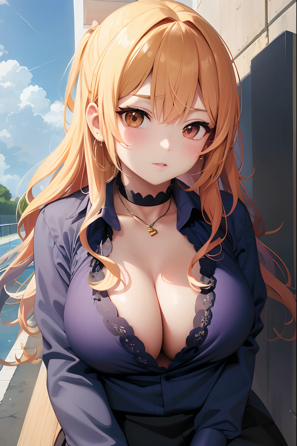 chica anime con pecho grande sentada en una repisa junto a una piscina, seductora chica de anime, Hermosa y seductora mujer de anime, Atractiva chica de anime, hermosa chica de anime, Anime CG arte suave, Hermosa mujer anime, escote, Arte detallado del anime digital, Chica bonita de anime, Marin Kitagawa Fanart, Estilo anime ecchi, Hermoso y atractivo anime adolescente, Retrato Anime Chica, small curvy loli
