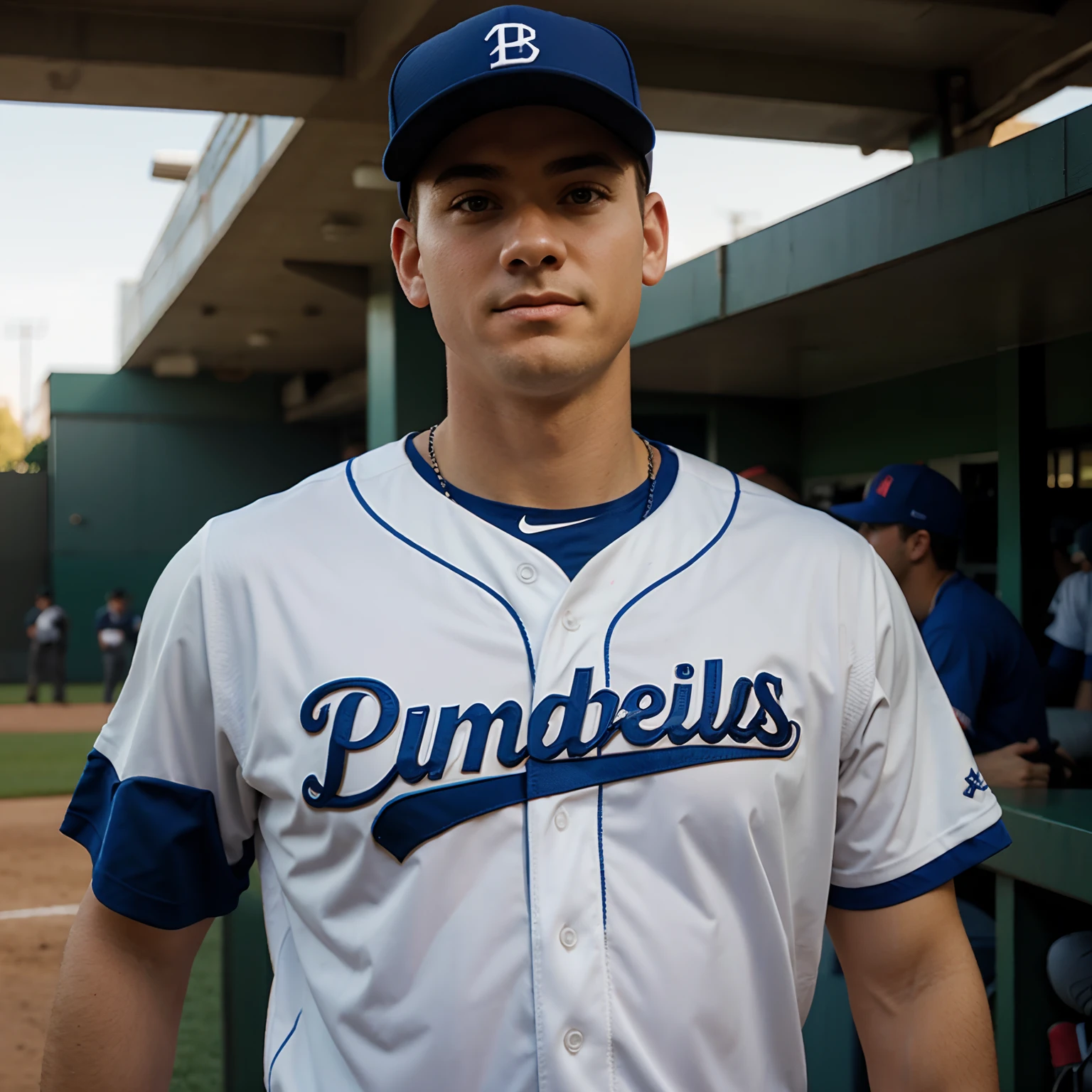 Realistic baseball guy