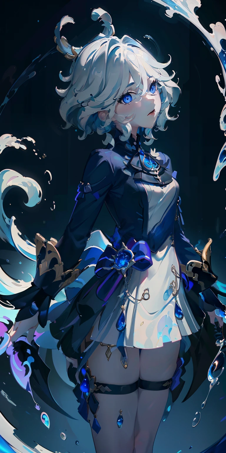 (masterpiece:1.2, best quality), (finely detailed beautiful eyes: 1.2), (extremely detailed CG unity 8k wallpaper, masterpiece, best quality, ultra-detailed, best shadow), (detailed background), (beautiful detailed face, beautiful detailed eyes), High contrast, (best illumination, an extremely delicate and beautiful),1girl,((colourful paint splashes on transparent background, dulux,)), ((caustic)), dynamic angle,beautiful detailed glow,full body, cowboy shot, white hair, purple eyes,