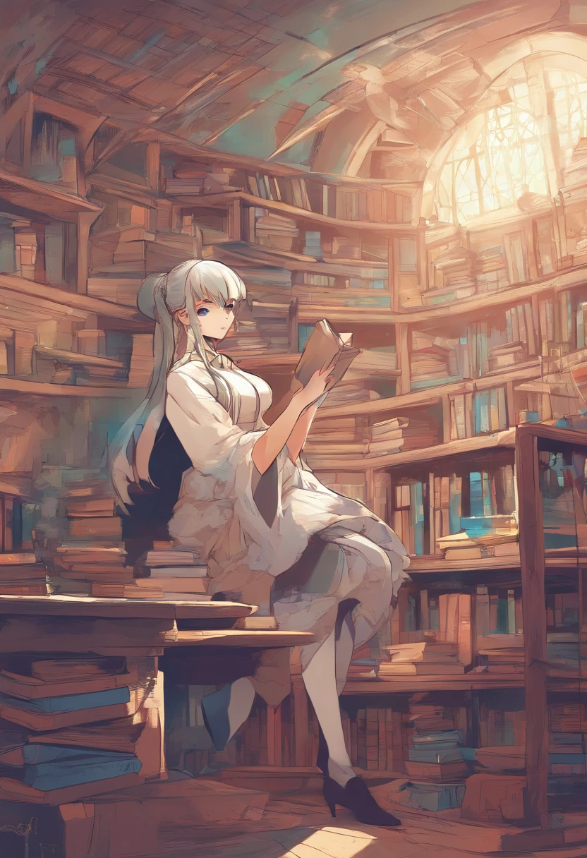 (professora ),(melhor pose),(best angle), (better expression),Multidimensional geometric wall, lindo, Colouring, Livros, sala de aula