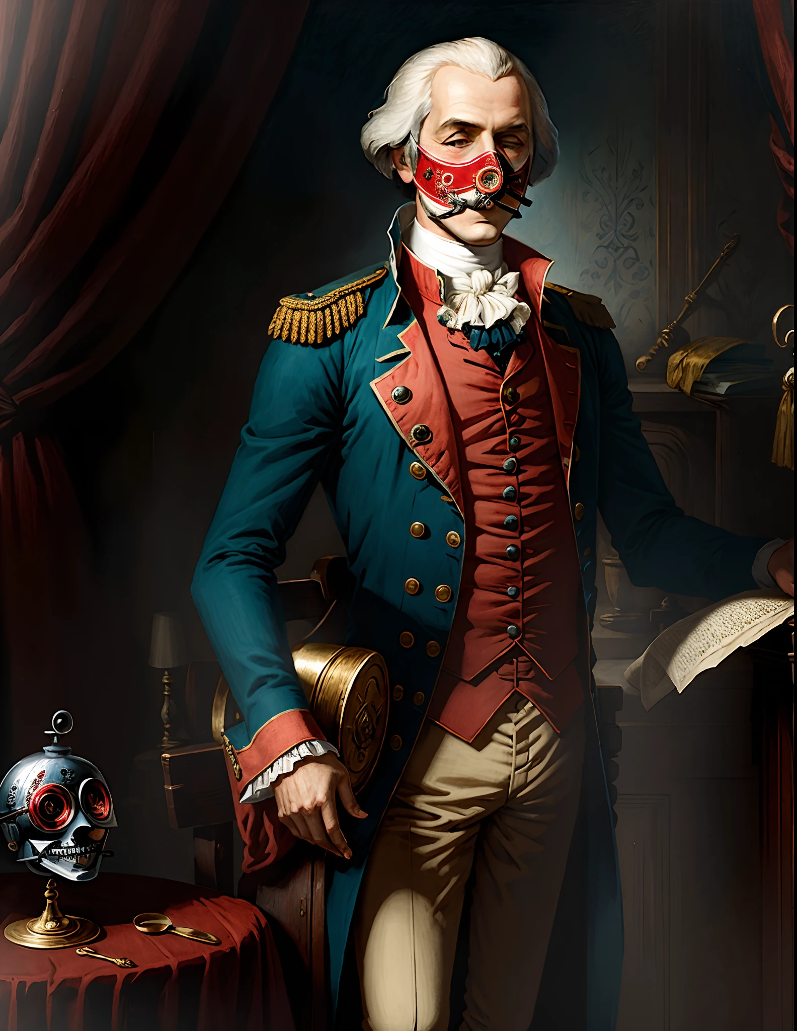 George Washington as billy the puppet
