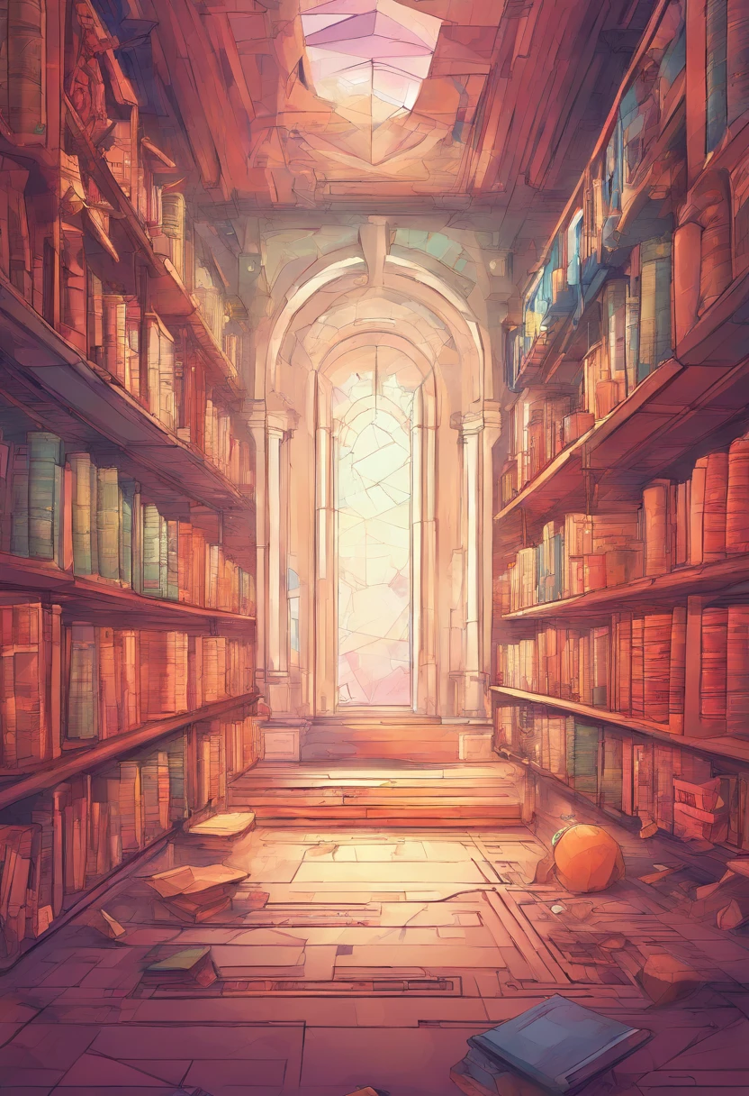 (professora ), Multidimensional geometric wall, lindo, Colouring, Livros, sala de aula