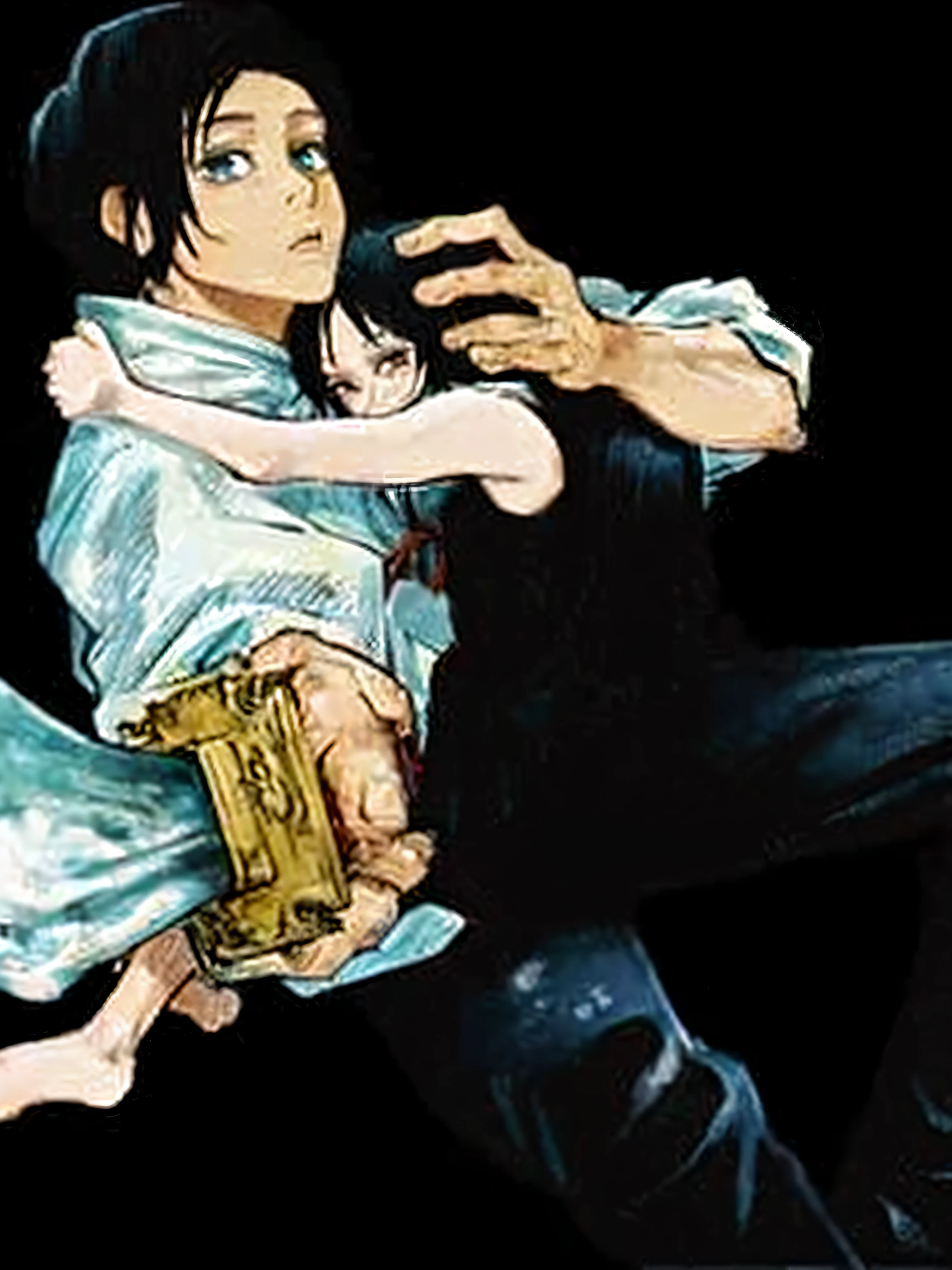 (masterpiece, best quality:1.2), masterpiece, high quality, beautiful graphics, high detail, ultra detailed, cinematic lighting, HDR, ilustration, yuta okkotsu , jujutsu kaisen, , anime realistic painting, 8k quality anime, anime realistic art,
