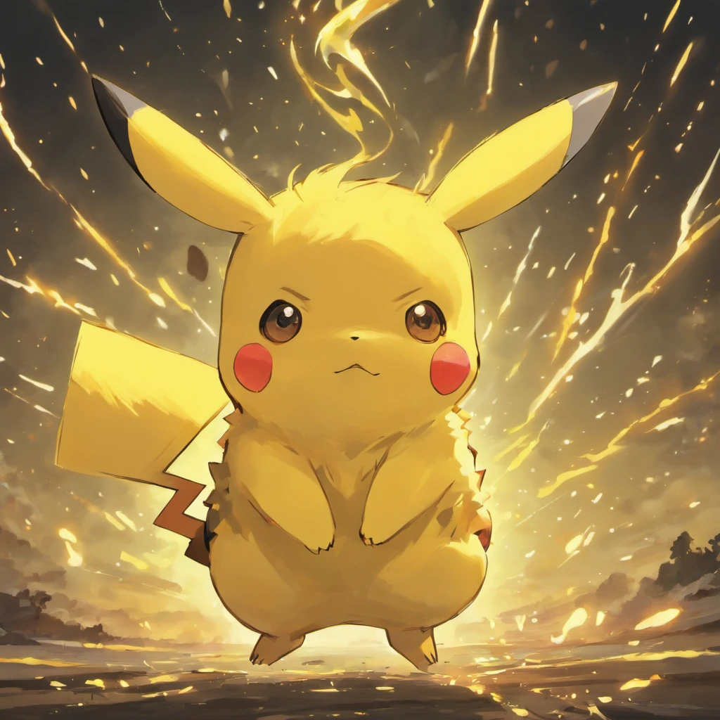 Pikachu,Salto bonito,Arredores atuais,alongamento corporal,Iluminar a pele,HighestQuali,8k with the name Francisco José