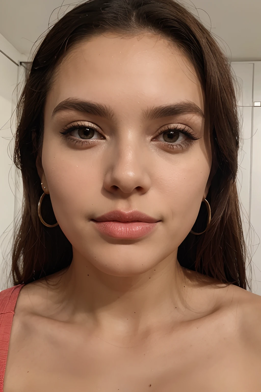 thinner lips,