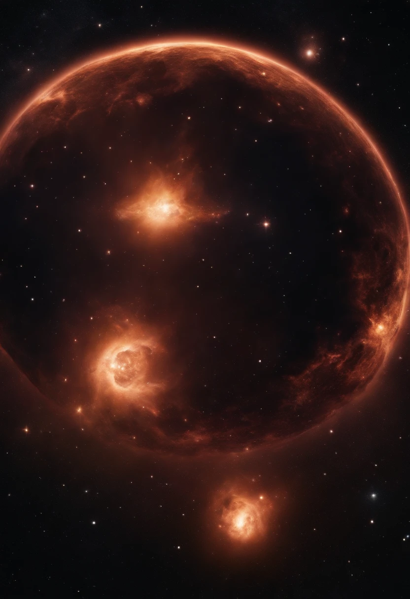 A new nebula with extravagant gas surrounding a supernova, deep space, 8k, super detail, intricate details