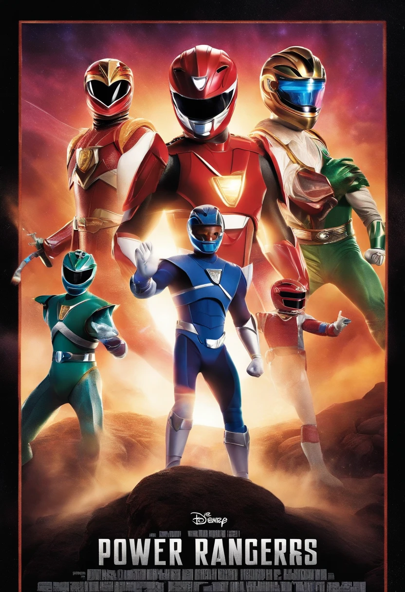 Disney Pixar Movie Poster, title: Power Rangers X Doctor Who