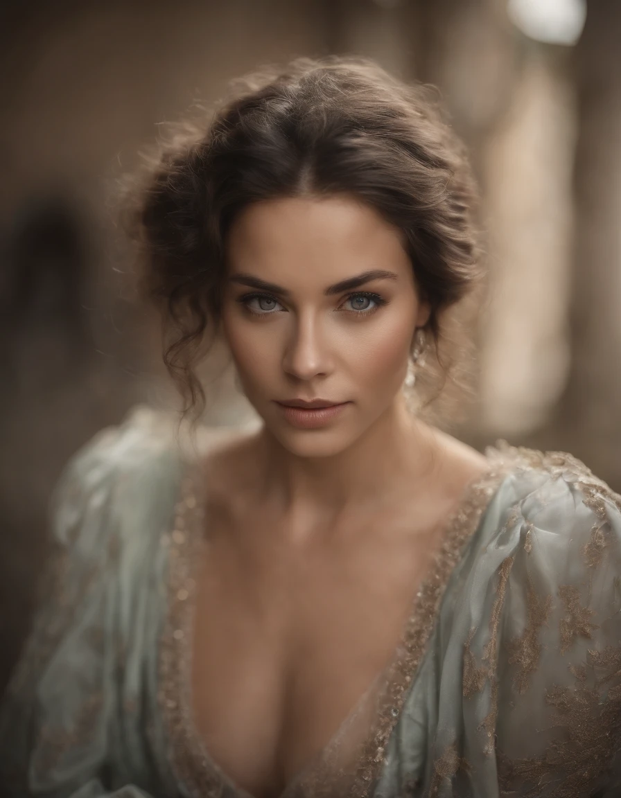 An ultra-detailed hyper-realistic photograph of a beautiful, fully shaved European woman , sexy Ne pas porter de culotte Femme nue、 avec de gros seins parfaits dans ile paradisiaque, corps entier, Cheveux longs et sauvages, fossettes, finely detailed skin, Tattooed arms, Pose de mode, pose dynamique, Beautiful detailed symmetrical green eyes, beautifull detailed face, Ambiance ,Exquisite detail, 30 megapixels, 4K, canon eos 5d mark iv dslr, ressort 85 mm, mise au point nette, intricate high detail, Long exposure time, f/8, Norme ISO 100, Shutter Speed 1/125, diffuse backlight, Award-winning photography, Front camera, look at camera, Monovisiones, Contraste parfait, high sharpness, facial symmetry, Profondeur de champ, Ultra-detailed photography, Lancer de rayons, Illumination globale, lisse, ultra-high-definition, 8k, Moteur Unreal 5, Mise au point ultra nette, Award-winning photography, Tendances dans Artstation