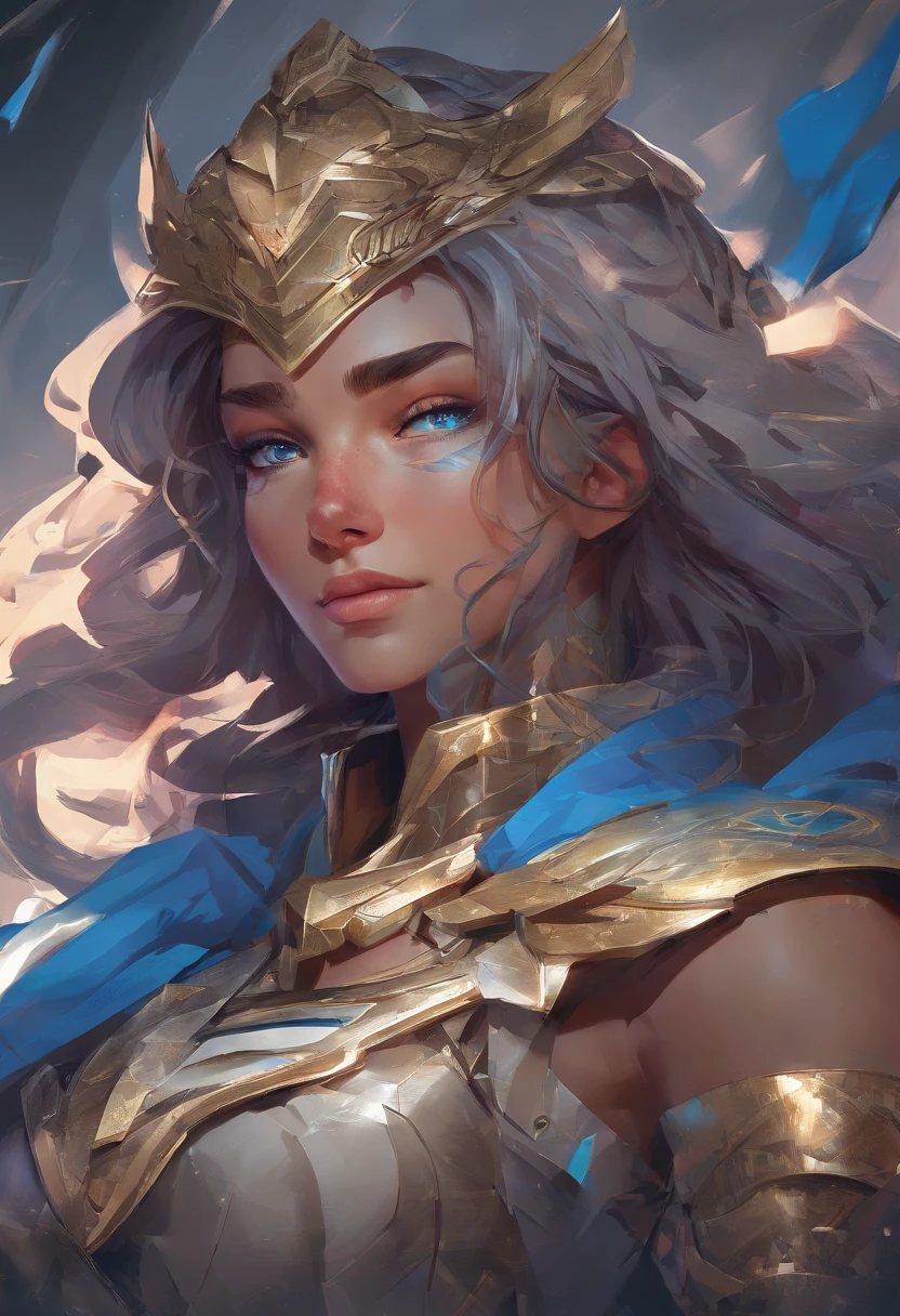 "Dnd human, male, man, manly, light paladin, curly brunette, blue eyes, big, musular, plate mail, himbo"
"head and shoulders portrait, 8k resolution concept art portrait by Greg Rutkowski, Artgerm, WLOP, Alphonse Mucha dynamic lighting hyperdetailed intricately detailed Splash art trending on Artstation triadic colors Unreal Engine 5 volumetric lighting"