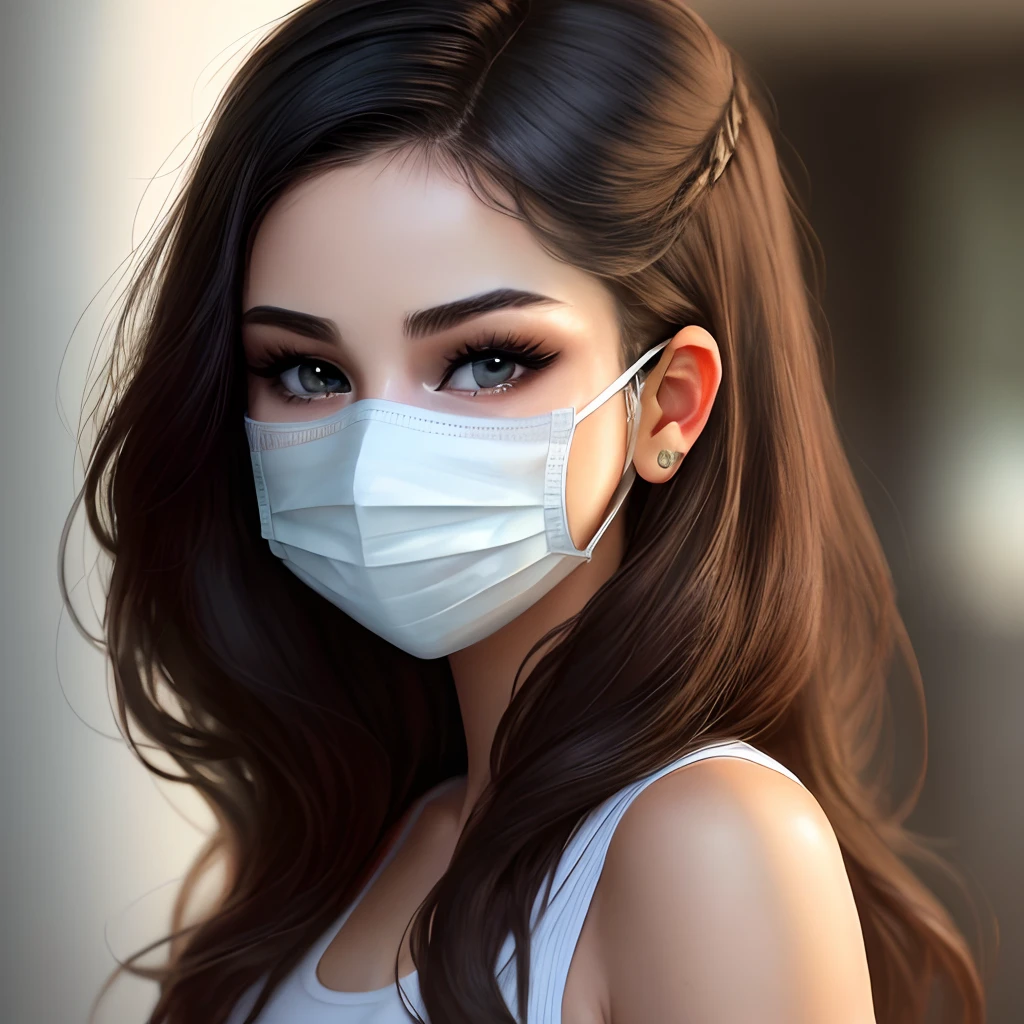 Selena Gomez empty mask