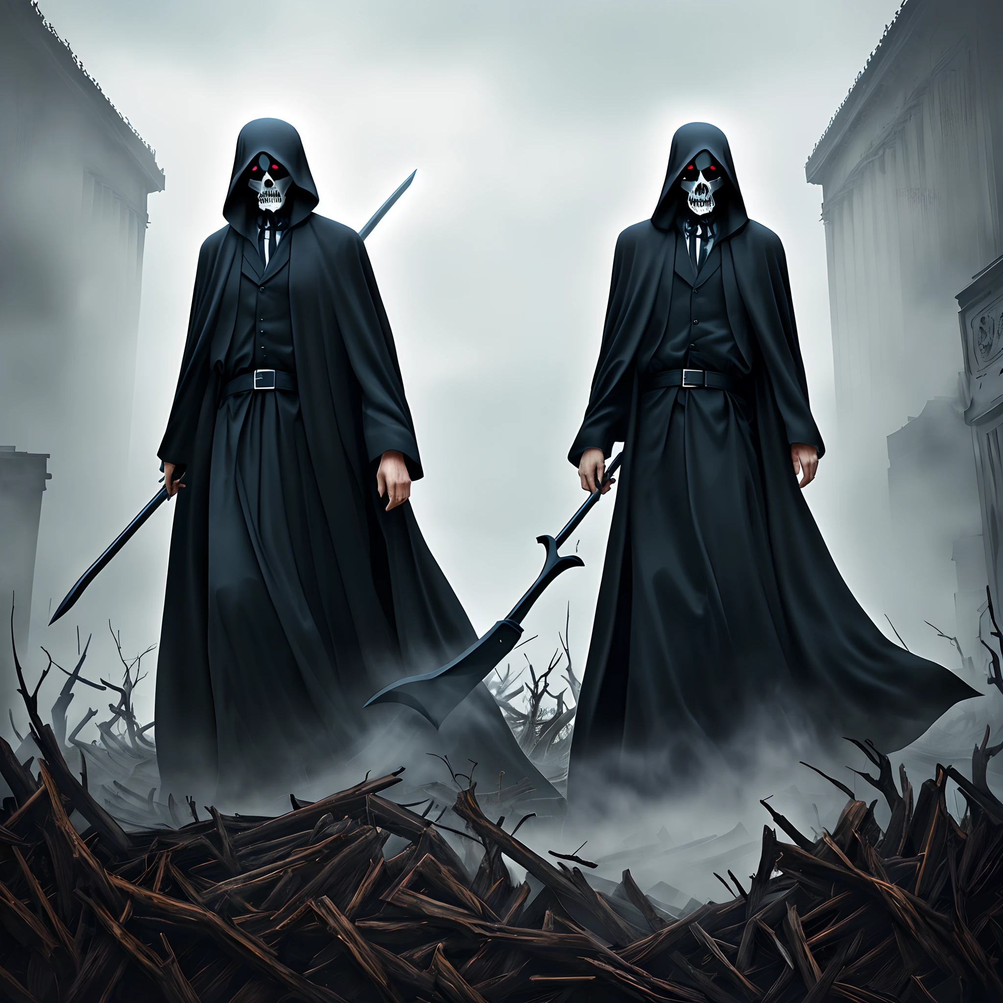 grim reaper searching for souls
