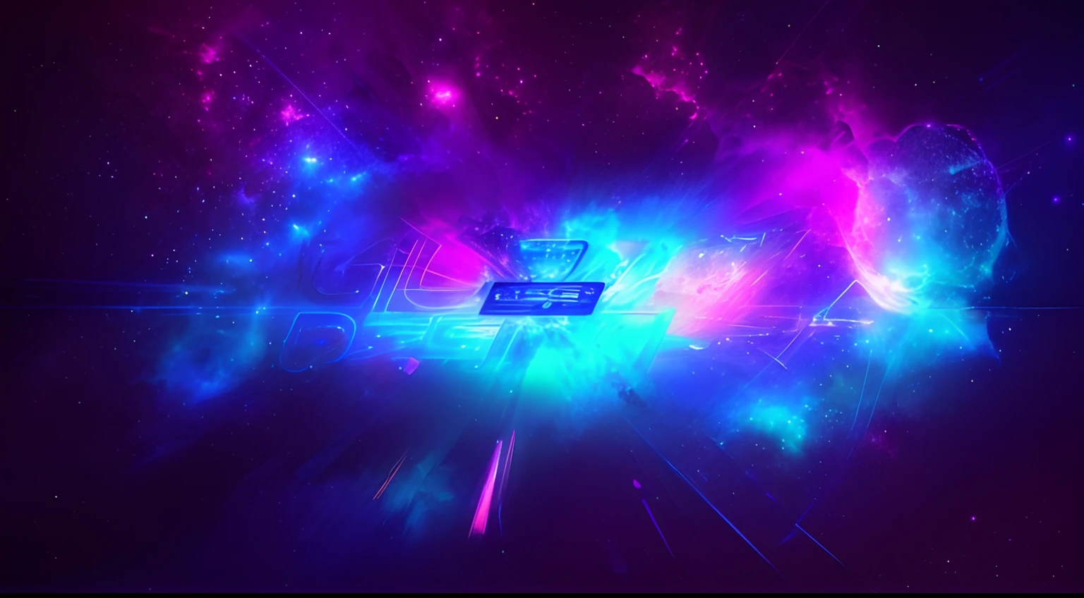 Arafed image of a colorful neon light in the dark, universo colorido neon escuro, Blurred space, space colors, Hyperspace, Galactic dark colors, Arte Digital 4K, gradiente fractal espacial, arte oficial, papel de parede 4K, papel de parede 4k, desktop wallpaper, Cool and soft colors of the space, Papel de parede amoled, arte de fundo, HQ 4K papel de parede do telefone, galactic energy, Change the background to ultra realistic cyberpunk and wear stylish glasses and modern suit and ultra realistic cute boy