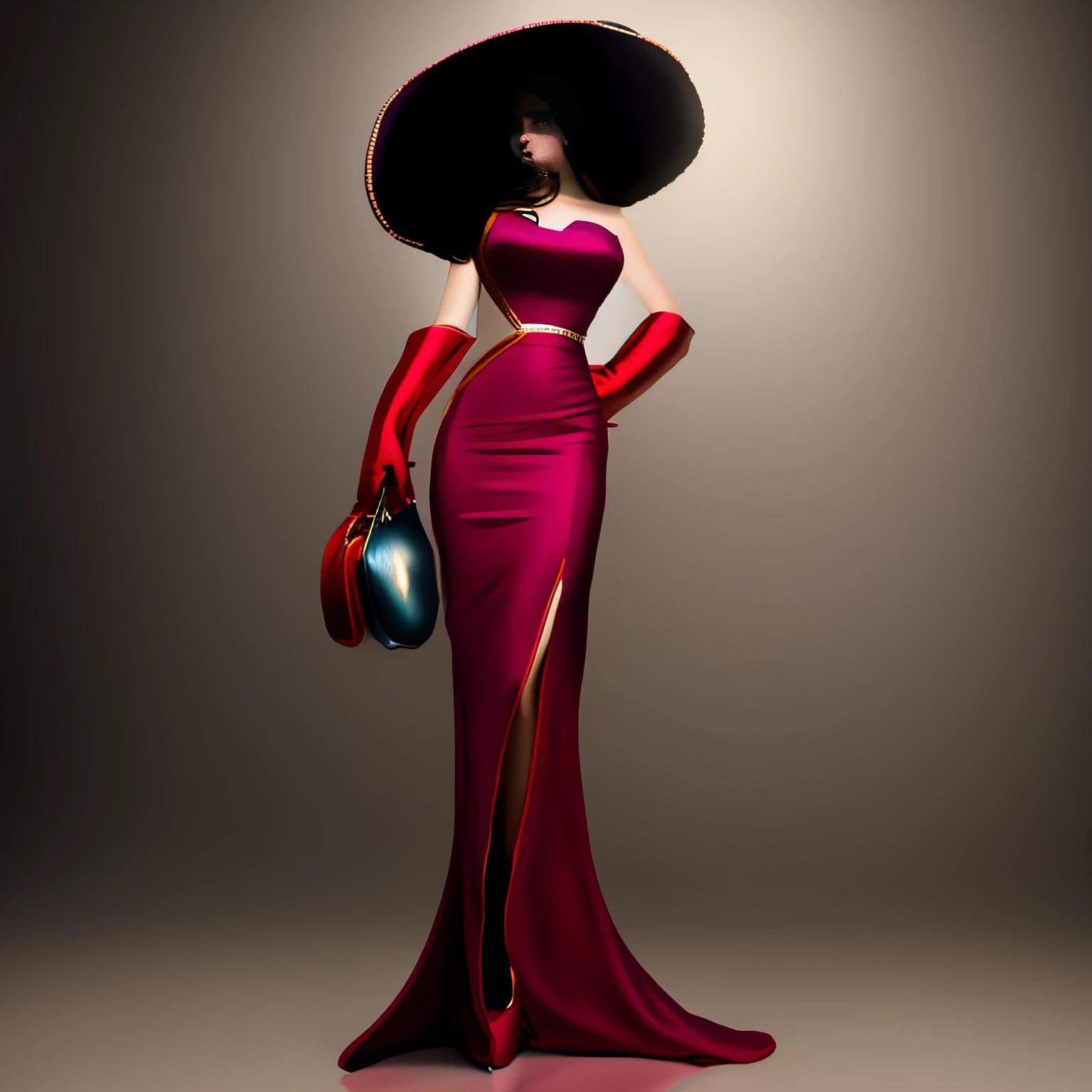 best quality,ultra-detalhado,Realistic,retrato,silhueta detalhada de uma mulher elegante, Vestido longo rosa de fenda, one hand on her waist and the other holding a purse,illustration,fotorrealista,Preto e branco,High contrast lighting,sombras sutis,Funny posture,olhos expressivos,female lips,penteado deslumbrante,dramatic atmosphere,Estilo de moda moderno,fundo da paisagem urbana,linhas finas e texturas,Delicate embroidery and patterns,cores vivas na bolsa,movimentos suaves e fluidos,Confident and balanced expression,Subtle reflections on the dress,vibe vintage,curvas corporais enfatizadas,Salto em altura elegante,graceful hand gesture,flawless makeup,comportamento elegante e sofisticado,picturesque backdrop,artist's interpretation,attention to facial features,harmonious composition,high-resolution details,impacto visual impressionante,tons de pele suaves e suaves,glamorous and seductive appearance,meticulous attention to detail.