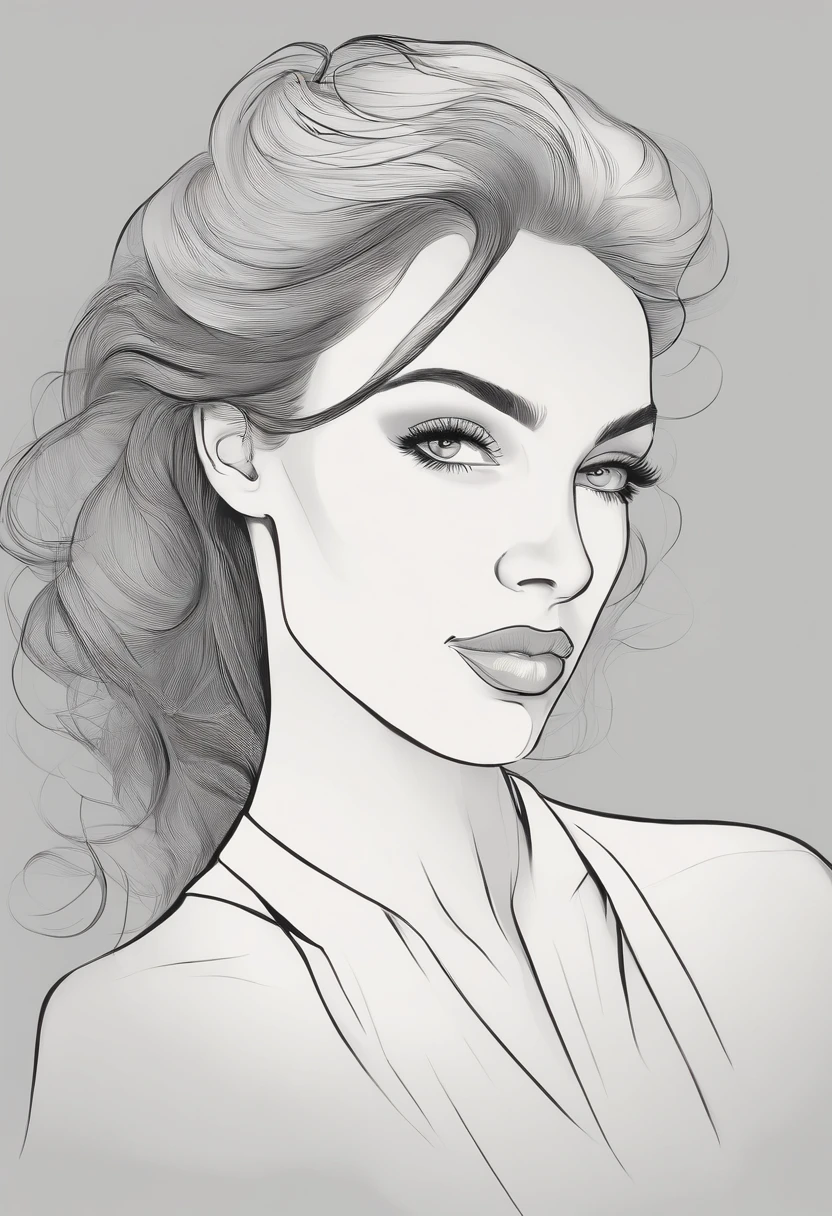 The woman in the photo displays a soft, genuine smile that lights up her face. Her almond-shaped eyes have a particular shine, as if she is happy or excited. The irises of the eyes are dark in color. Just above, his eyebrows, dark in color and medium thickness, are well designed and seem to follow the natural curve of the brow bone, with no signs of flaws or spacing. Your nose has a straight profile, ending in a slightly rounded tip. The nostrils are discreet and well proportioned to the size of the nose. Her lips are a natural pink. The upper lip is thinner while the lower lip is fuller, giving an aesthetic balance to your smile. Her face has an oval shape, which is considered one of the most harmonious shapes. It tapers gently from the cheekbones to the chin, which is slightly rounded. Your cheekbones are prominent, giving your face a sense of definition. The forehead is medium in size and well proportioned to the rest of the face. Looking at the image, the woman appears to have a slender build. His shoulders are well defined, but not broad, and his posture is upright, which enhances a confident appearance. She doesn't appear to be muscular, her hair has a wavy texture and is quite voluminous. It is a dark brown tone, almost black, and reflects a healthy glow. Some loose strands frame your face, while others fall down your shoulders. As for her clothing, she wears a beige or cream colored blouse with small, discreet buttons that run vertically across the piece. The white blazer she wears is made of a smooth fabric, with a classic cut. The blazer's collar is open, showing part of the blouse underneath. Her hands, with their slender fingers and well-manicured nails, seem to be making a subtle gesture, perhaps adjusting her blouse or gently touching the buttons. The background of the image is neutral and clear, which helps to highlight the woman and her characteristics even more.