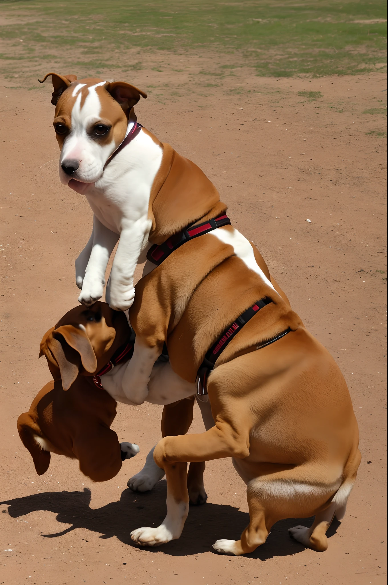 (high quality,highly detailed:1.4,masterpiece,sharp focus,photorealistic),dog,dog mating,2dog,(((French bulldog))),<lora:dog_fuck_V1:0.6>,
<lora:add_detail:1>,<lora:people_count_slider_v1:3>,