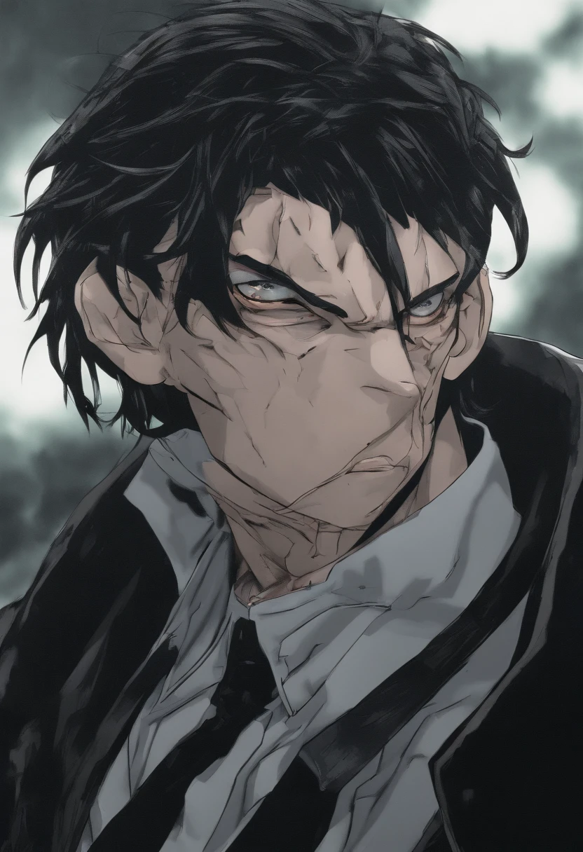 Anime - style image of a man with black hair and green eyes, portrait of a female anime hero, Young anime man, epic anime style, anime style character, badass anime 8 k, Men's Anime Style, in anime style, anime style portrait, Pure detailed anime style, very modern anime style, digital anime illustration, Anime boy, Very detailed angry anime face