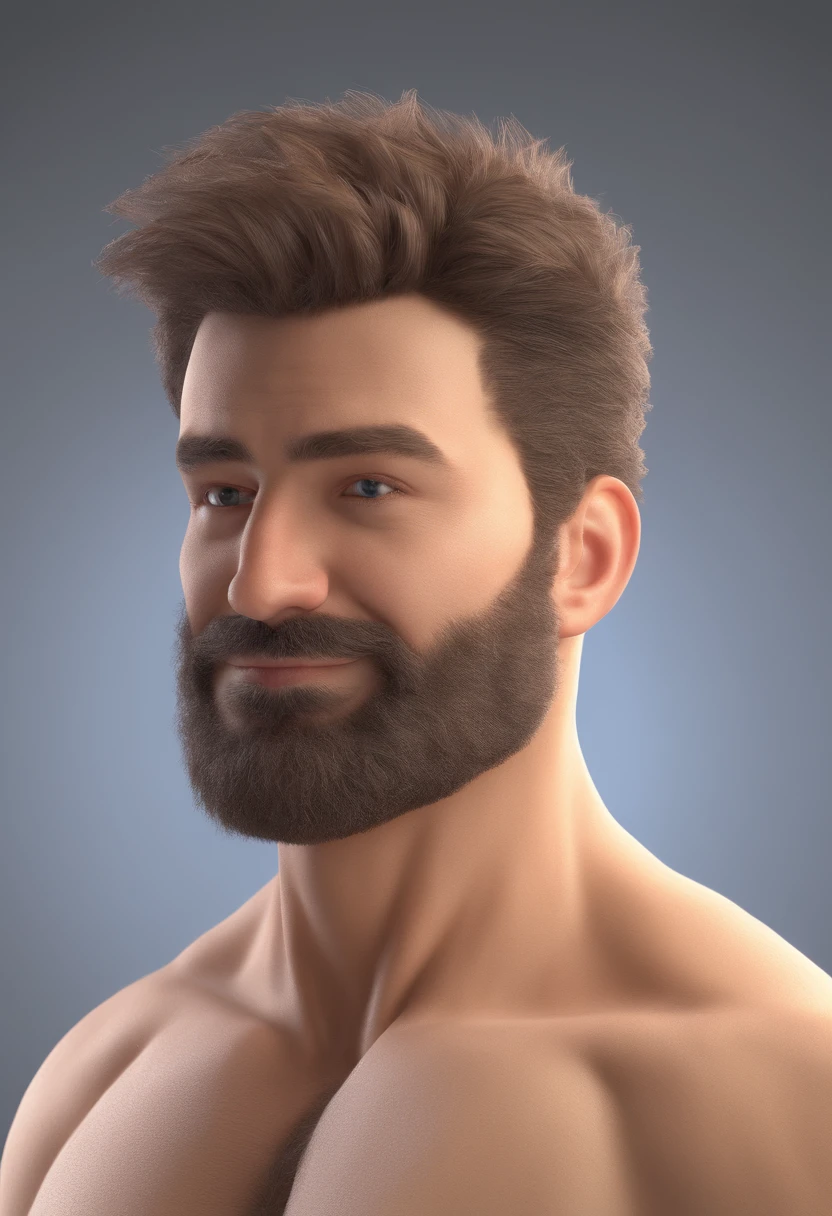 Naked hairy hunk