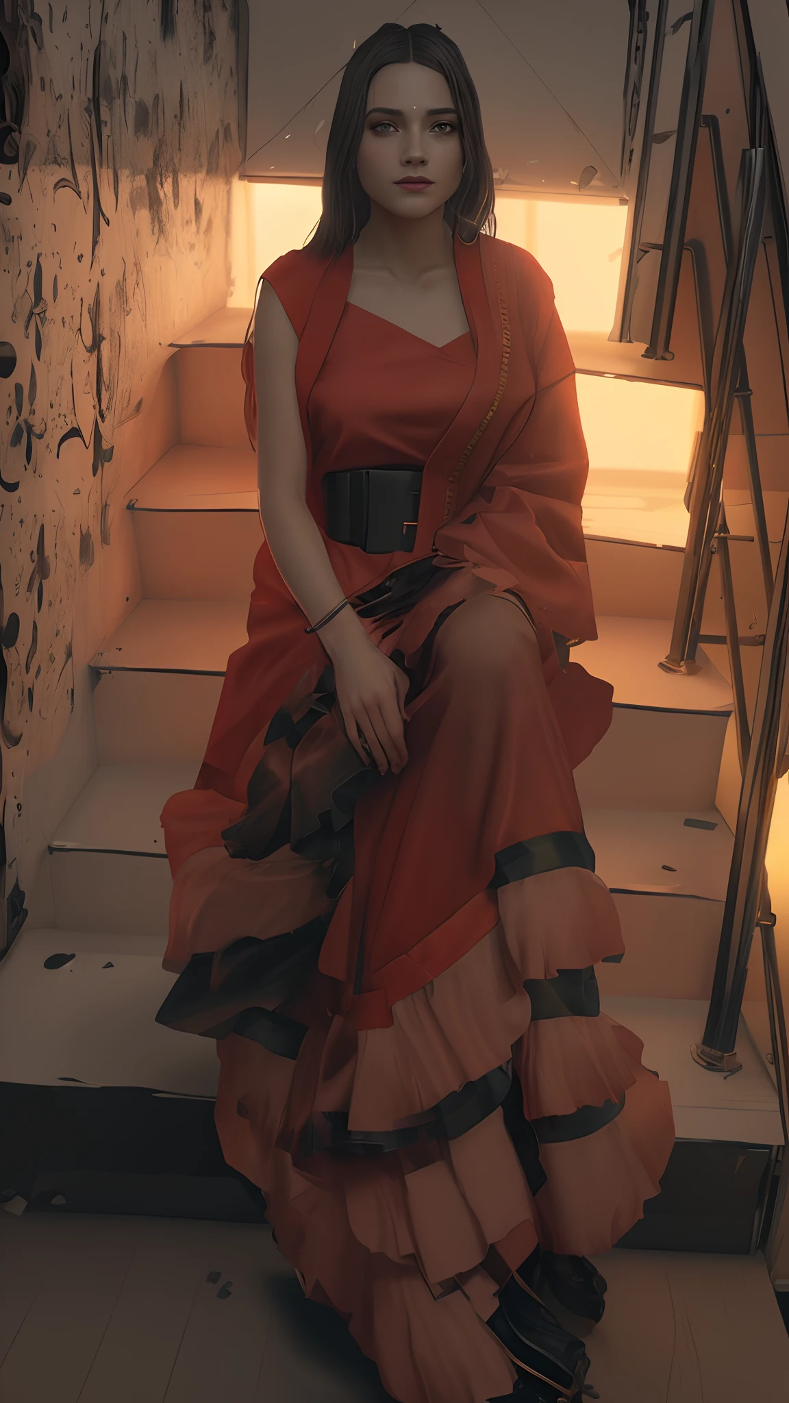 (Gorgeous Drawing:1.3) of (Ultrarealistic:1.3),(Grim:1.3) photorealistic,,best quality,masterpiece,highly detailed,ultra-detailed, 1girl,[Cara Delevingne:Chou Tzu-yu:0.3], (photo of a woman as:1.03) jcon-subject (analog style:1.08) modelshoot style swpunk headshot north korean general center frame (wearing ornate army general uniform:1.10) (medals:1.10) sharp focus smile dust motes close up looking at viewer dust volumetric lighting ISO1600 sargent-style uniform, unreal engin 5,octane render,(2D:1.2), limited palette flat color,, digital painting, artstation, concept art, smooth, sharp focus,art by ross tran and greg rutkowski and alphonse Mucha and Bak Karol,, (oil painting:1.16),(acrylic paint:1.16),,(__Hyperrealism:1.3),(__Photorealism:1.3),(Red hue:1.3),trending on cgsociety and unreal engine 5 by greg rutkowski. highly detailed 8k digital painting close up depth of field 3 d render movie poster style retro futuristic blade runner 2049 colors space artstation concept cinematic dramatic octane rendering redshift neon lighting photorealism photo realisitc hyperdetailed digital matte