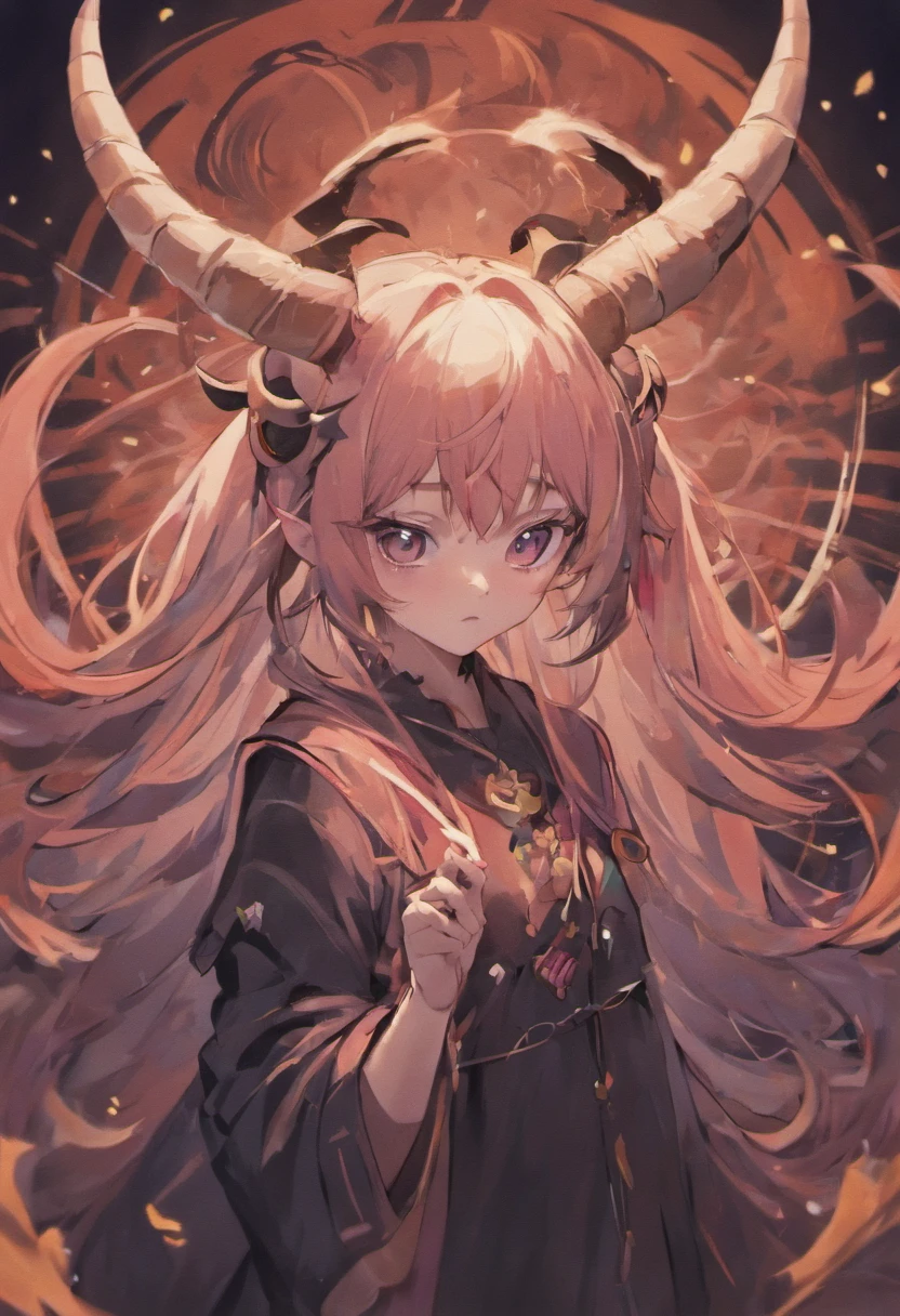 Black sheep, black eyes, horns, cute, animal