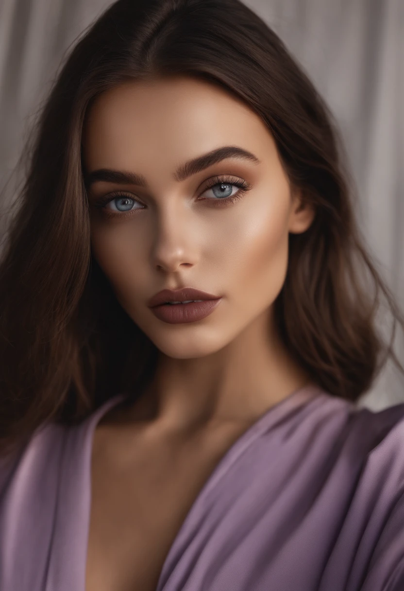 European Woman With Attractive Black Clothes, fille sexy aux yeux bleus , Portrait Sophie Mudd, cheveux noirs et grands yeux, selfie of a young woman,Violet Myers, sans maquillage, maquillage naturel, looking straight at camera, Visage avec Artgram, Maquillage subtil