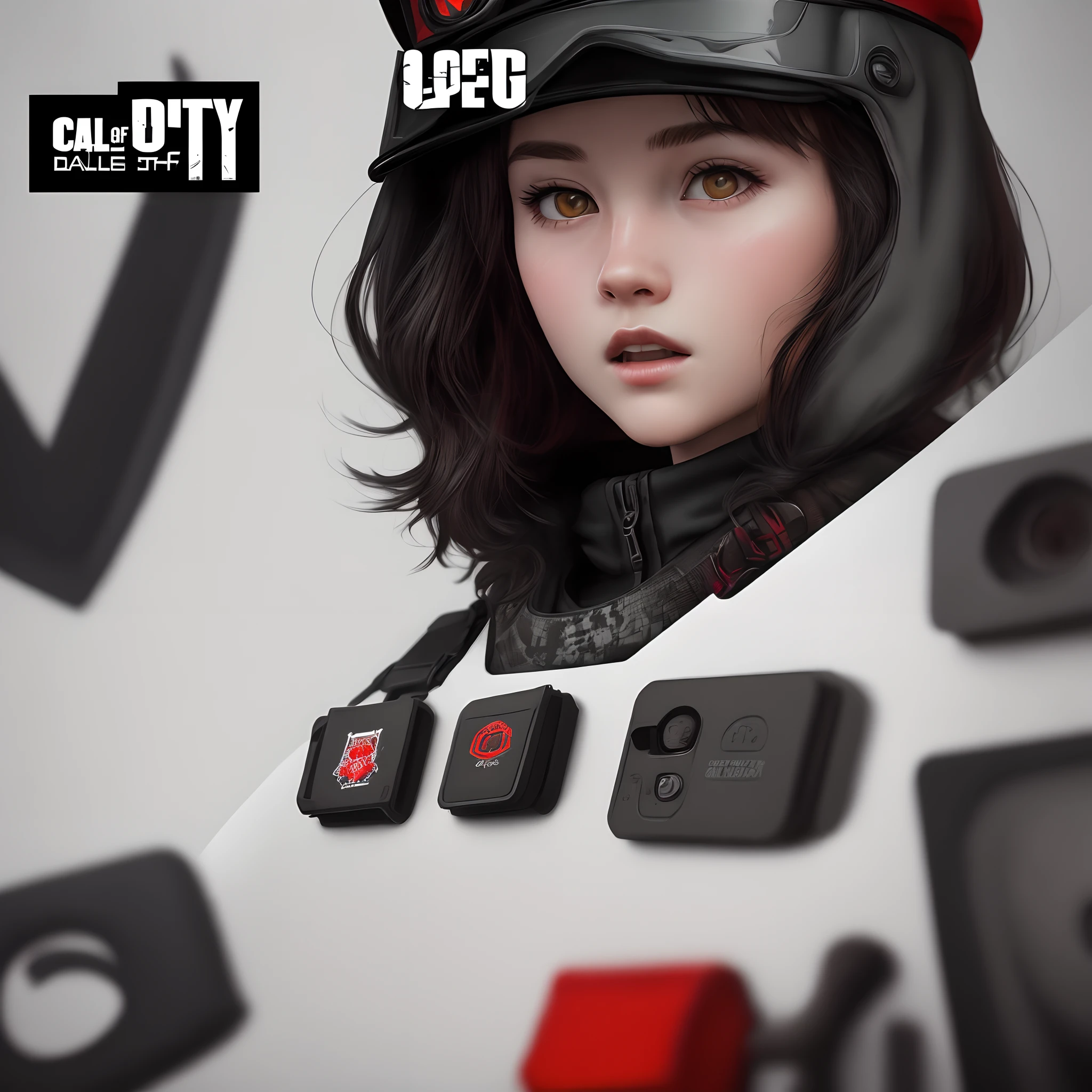 call of duty profile picture in black and red with Ogs written on it