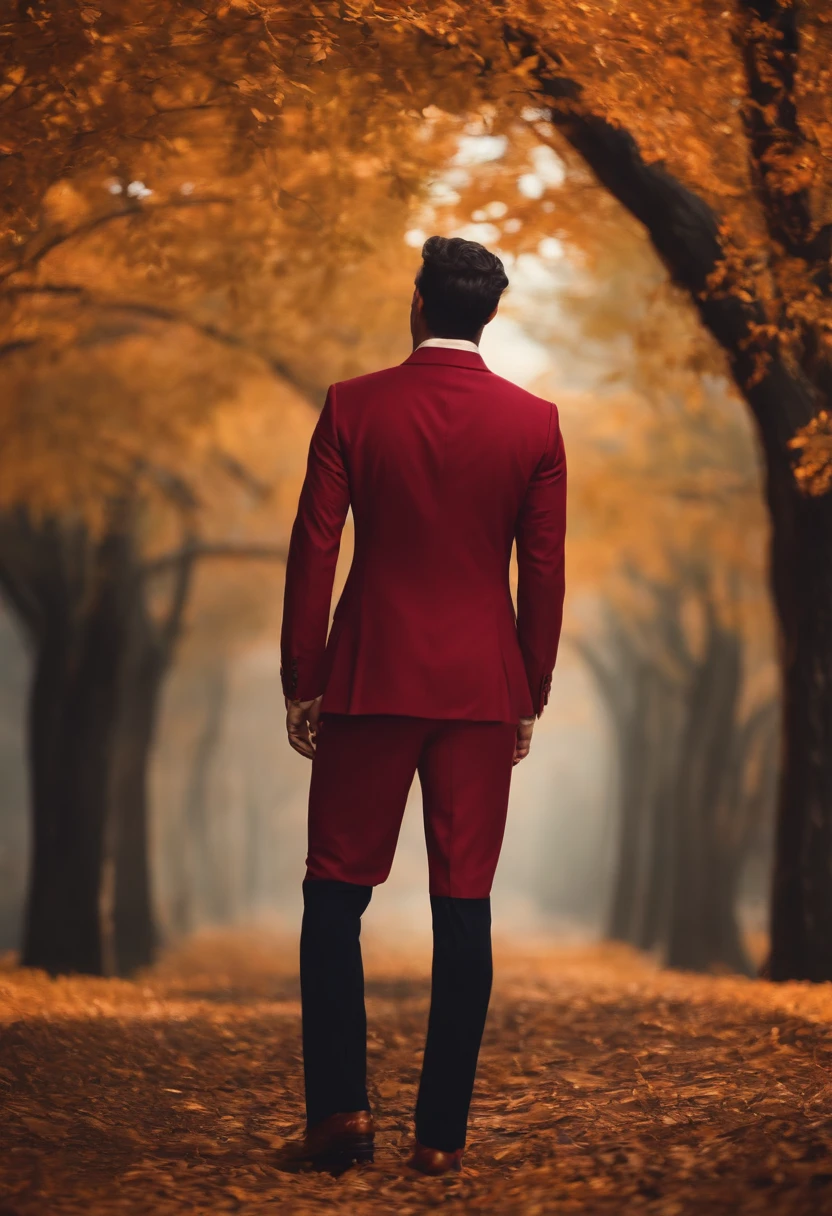 Change the clothes into suit