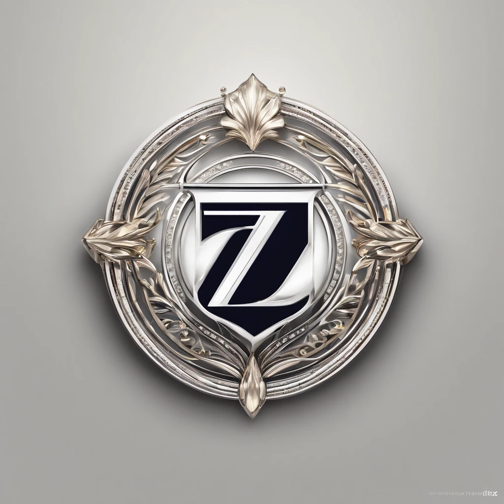 A modern logo with the theme of the letter "Z"., With a simple yet elegant design. Distinctive style, The lines are clean and precise, It conveys a sense of sophistication and modernity. The color scheme is harmonious, With a combination of subtle tones and soft gradients, Produce a striking and memorable logo.