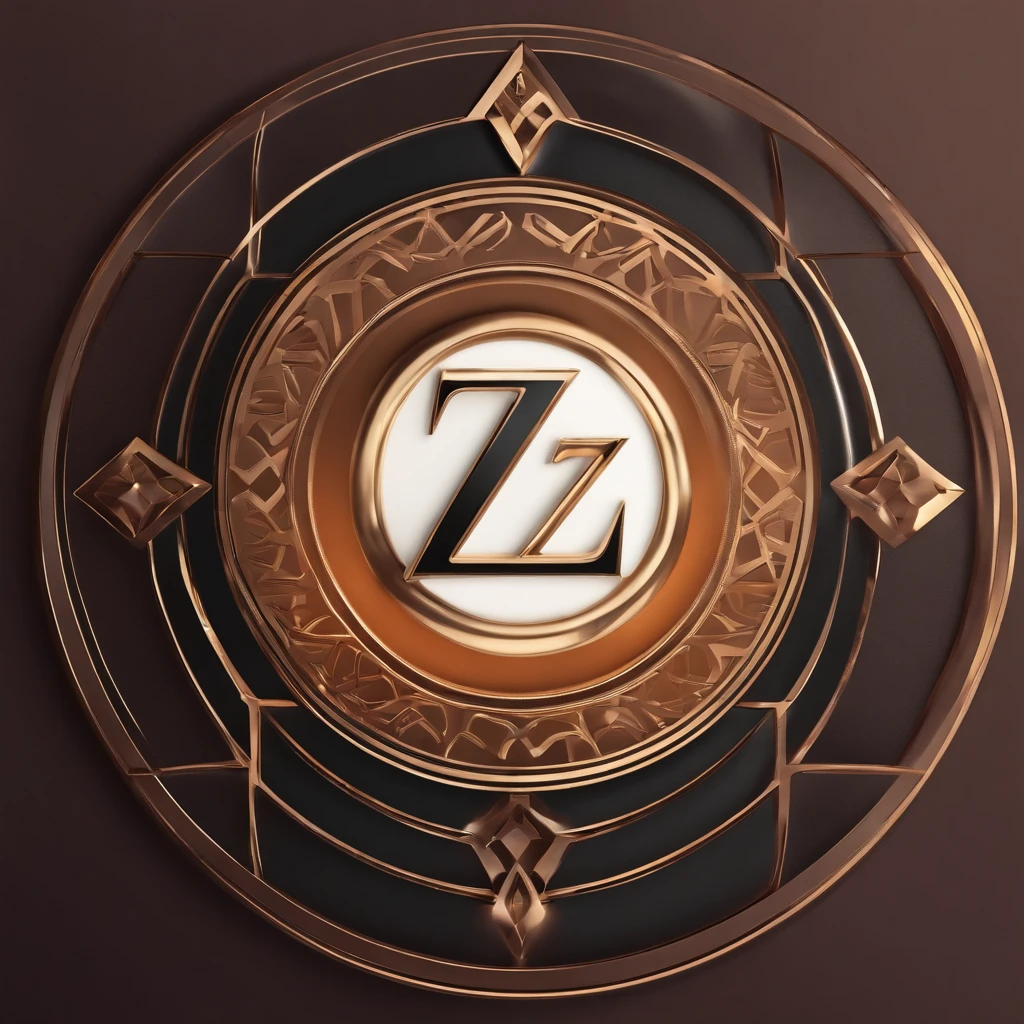 A modern logo with the theme of the letter "Z"., With a simple yet elegant design. Distinctive style, The lines are clean and precise, It conveys a sense of sophistication and modernity. The color scheme is harmonious, With a combination of subtle tones and soft gradients, Produce a striking and memorable logo.