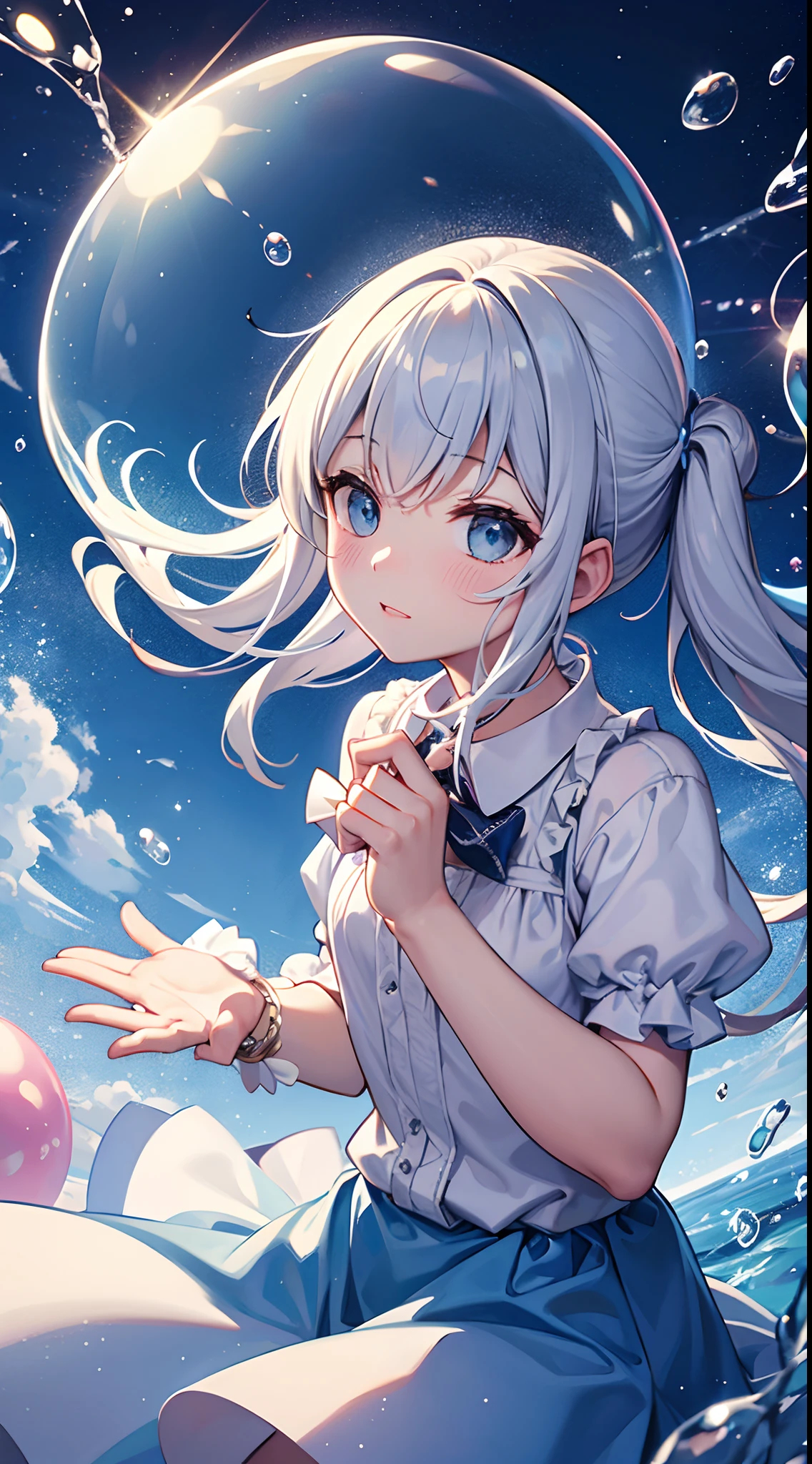 True feelings are inside a soap bubble
Blow, fly, break, and disappear
