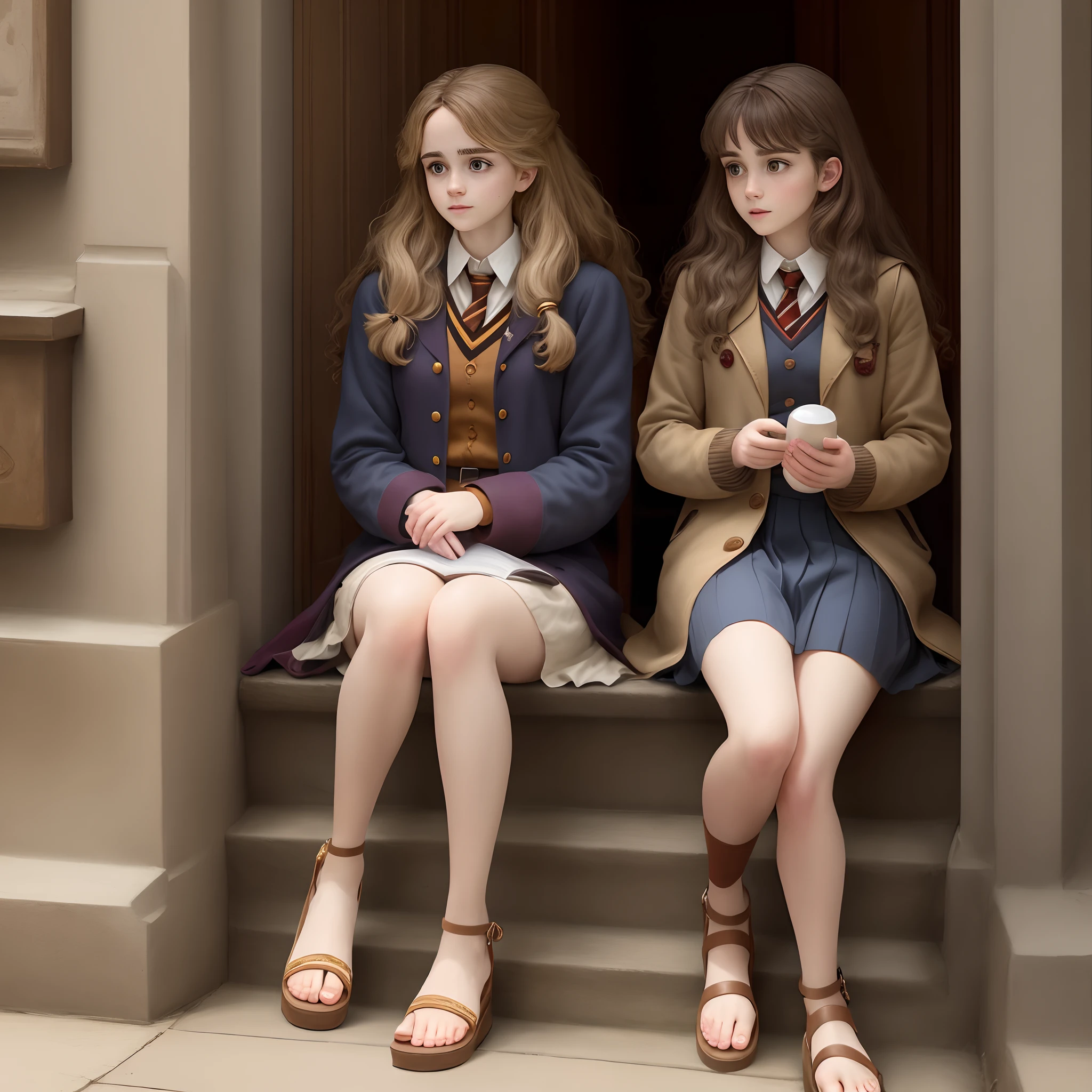 Hermione Granger in sandals