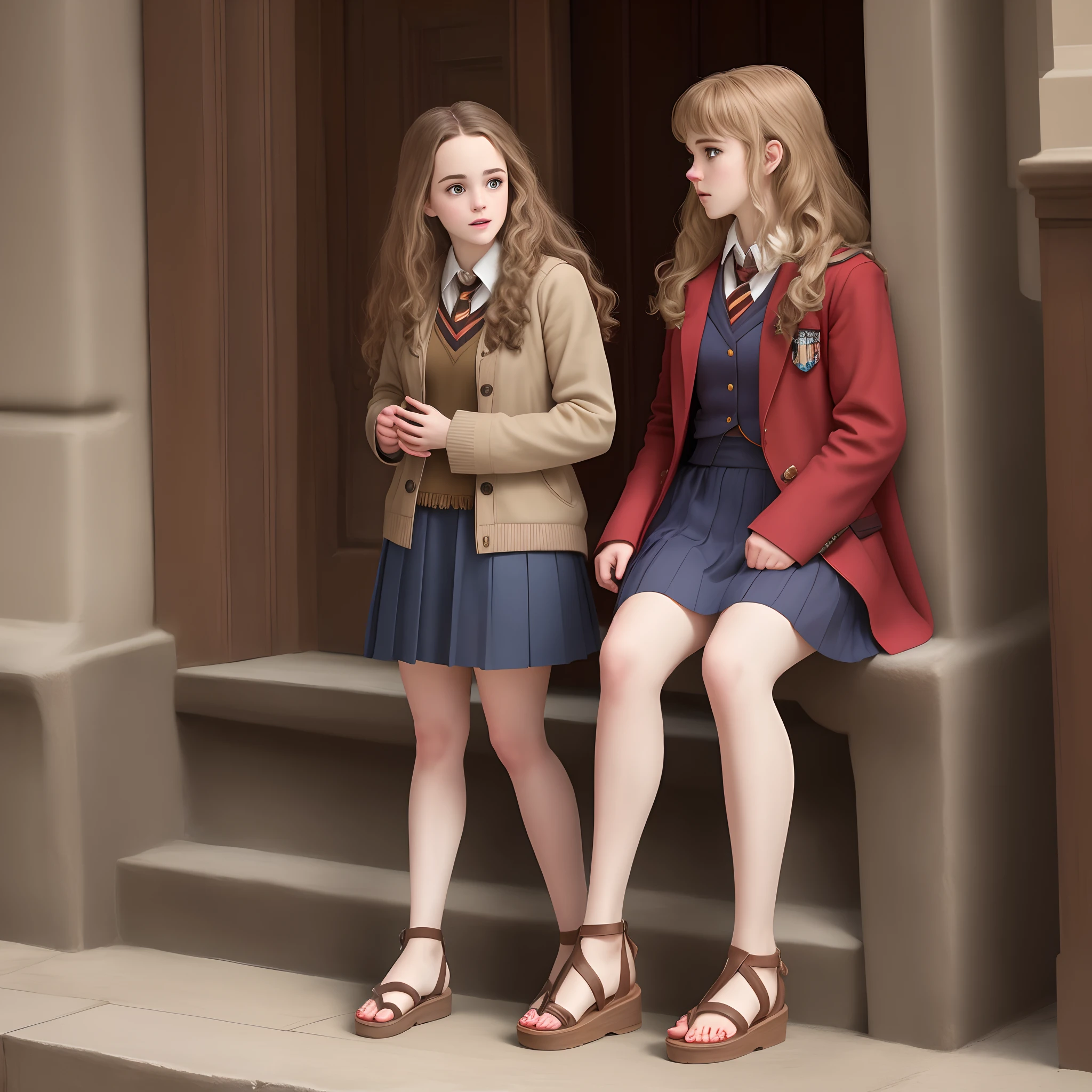 Hermione Granger in sandals