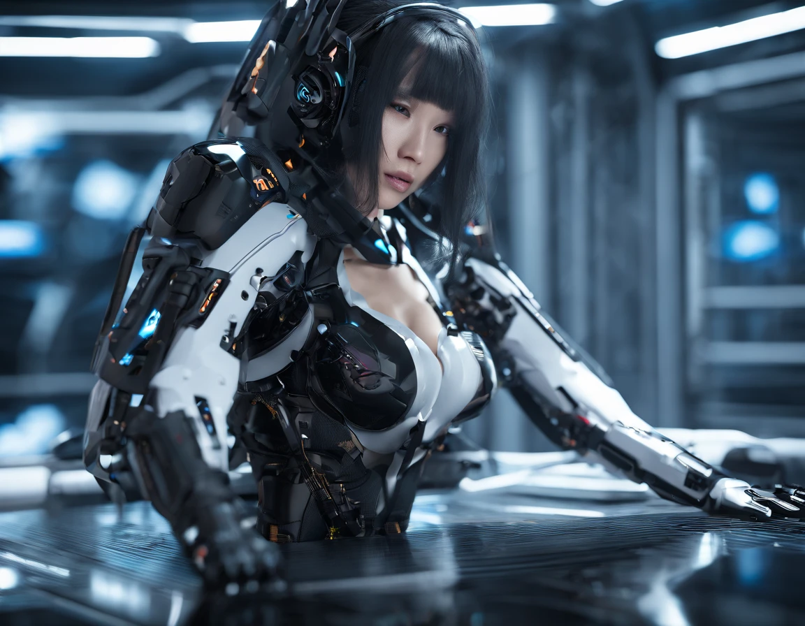1 woman, A real person, topquality、Ultra - high resolution、very detailled、Professional lighting、black hair, Colossal tits、(slight smile)、cute skin、bathing suit, sun