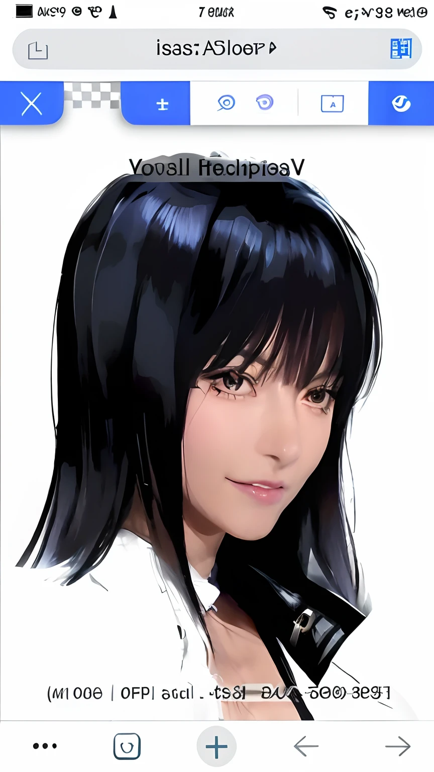 um close up de uma pessoa com um cabelo preto e uma camisa branca, Ela tem cabelo preto com franja, Nico Robin, Retrato de Tifa Lockhart, Retrato anime de Shiina Ringo, cabelo preto e franja branca, pintado em anime painter studio, Retrato de Tifa Lockhart, arte de anime realista, tifa lockheart, retrato estilo anime, menina com cabelo preto